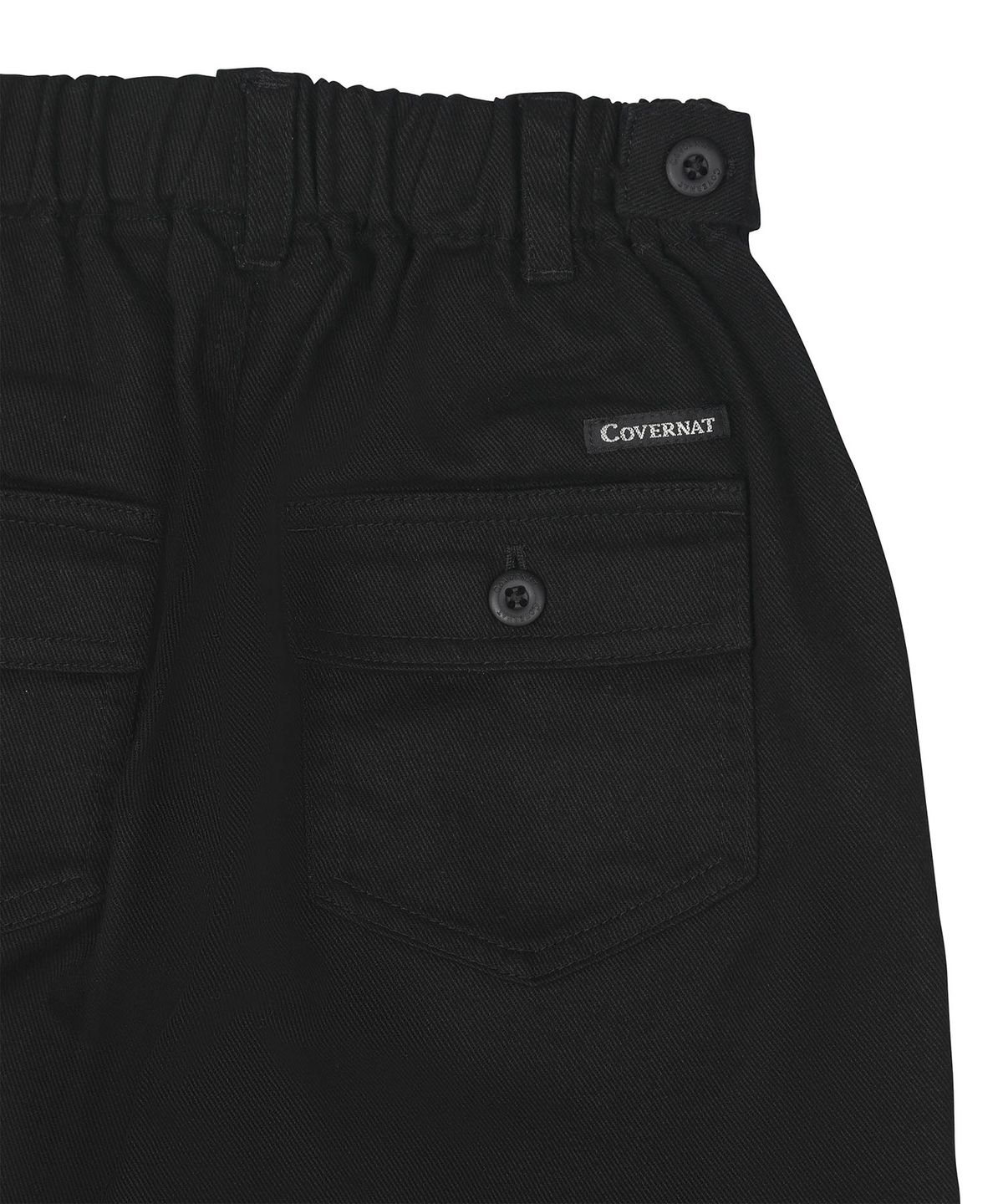 커버낫 키즈(COVERNAT KIDS) 퍼티그 레귤러 스트레이트 치노 팬츠 블랙 CK2603PT52BK
