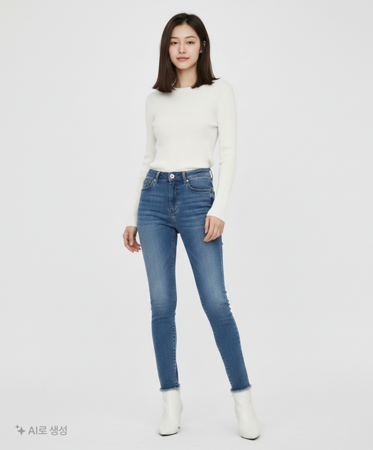 바닐라(VANILLA) 청/데님 팬츠 S