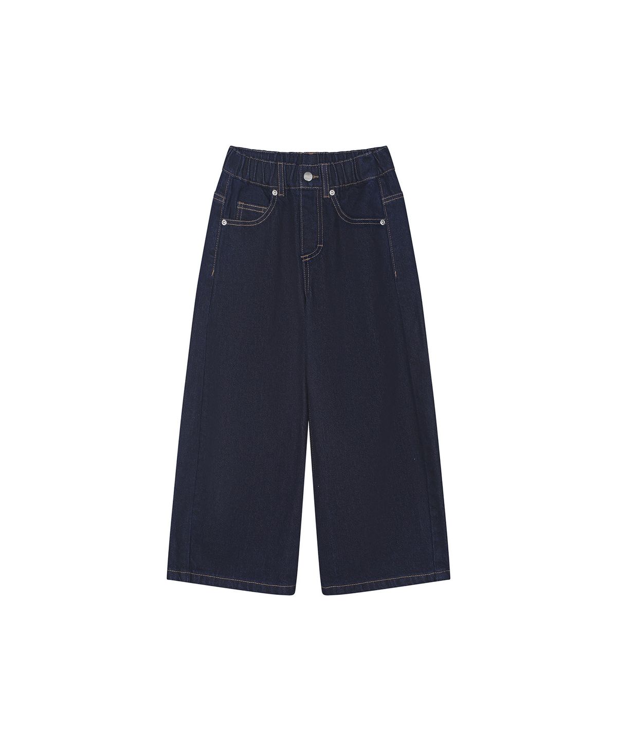 커버낫 키즈(COVERNAT KIDS) 루즈 테이퍼드 밴딩 데님 팬츠 인디고 CK2603IP55IN