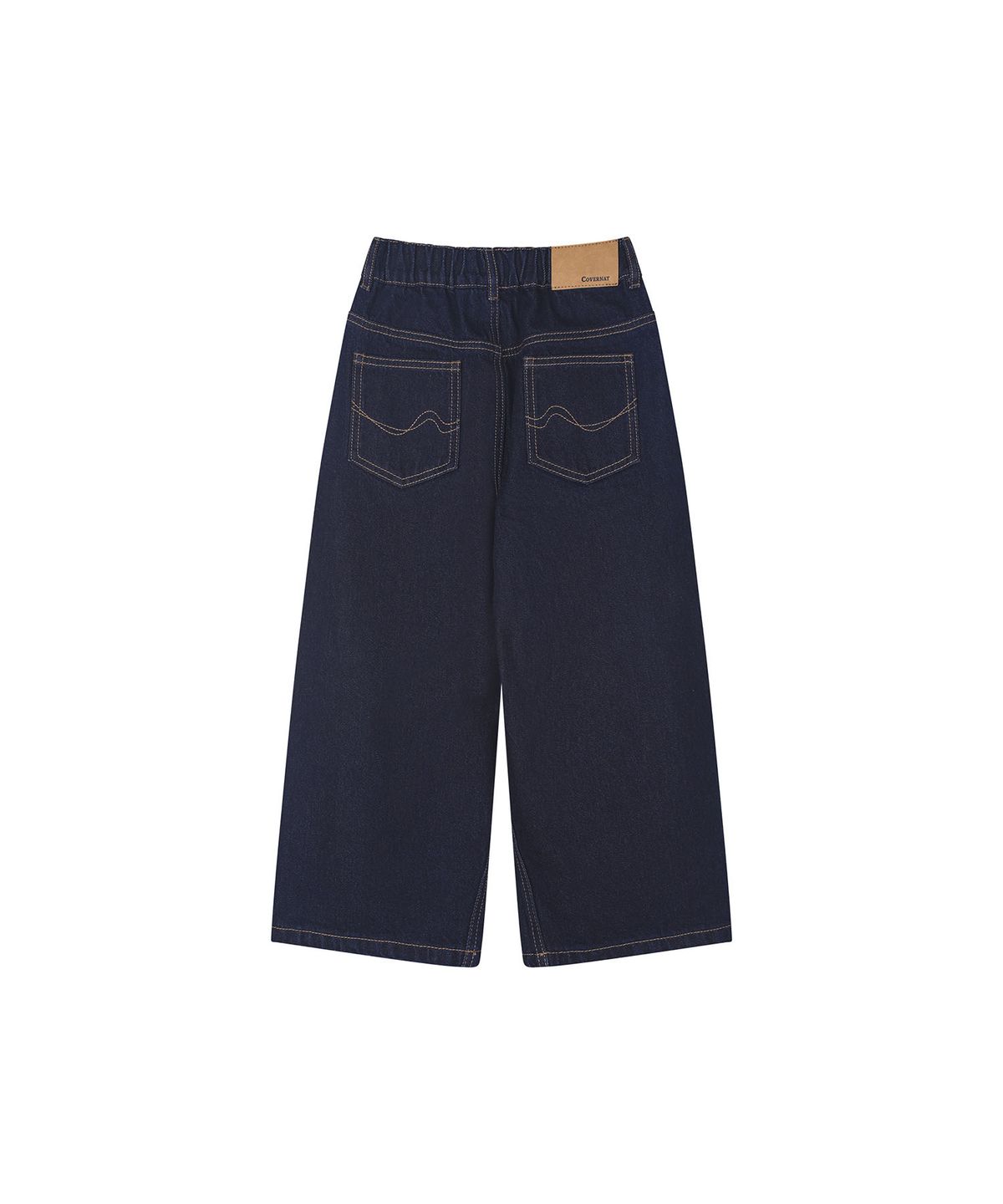 커버낫 키즈(COVERNAT KIDS) 루즈 테이퍼드 밴딩 데님 팬츠 인디고 CK2603IP55IN