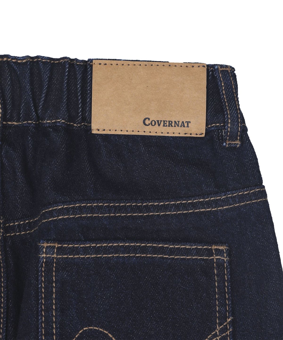 커버낫 키즈(COVERNAT KIDS) 루즈 테이퍼드 밴딩 데님 팬츠 인디고 CK2603IP55IN