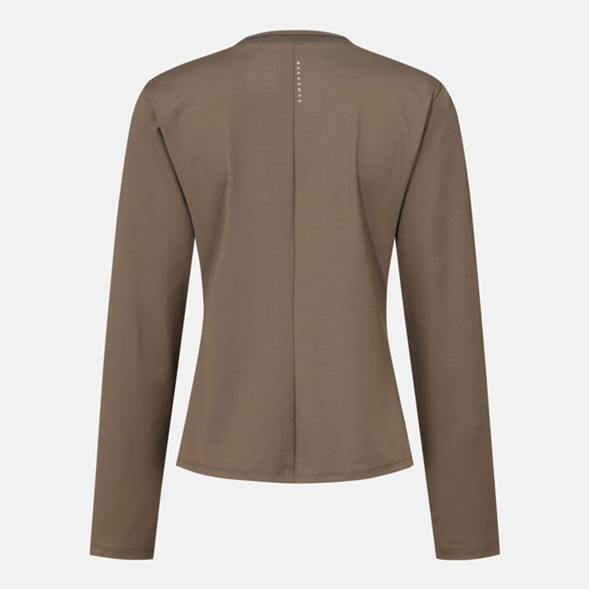 데상트(DESCENTE) 여성 슬림핏 긴팔 티셔츠 딥 브라운 SR322PTL81