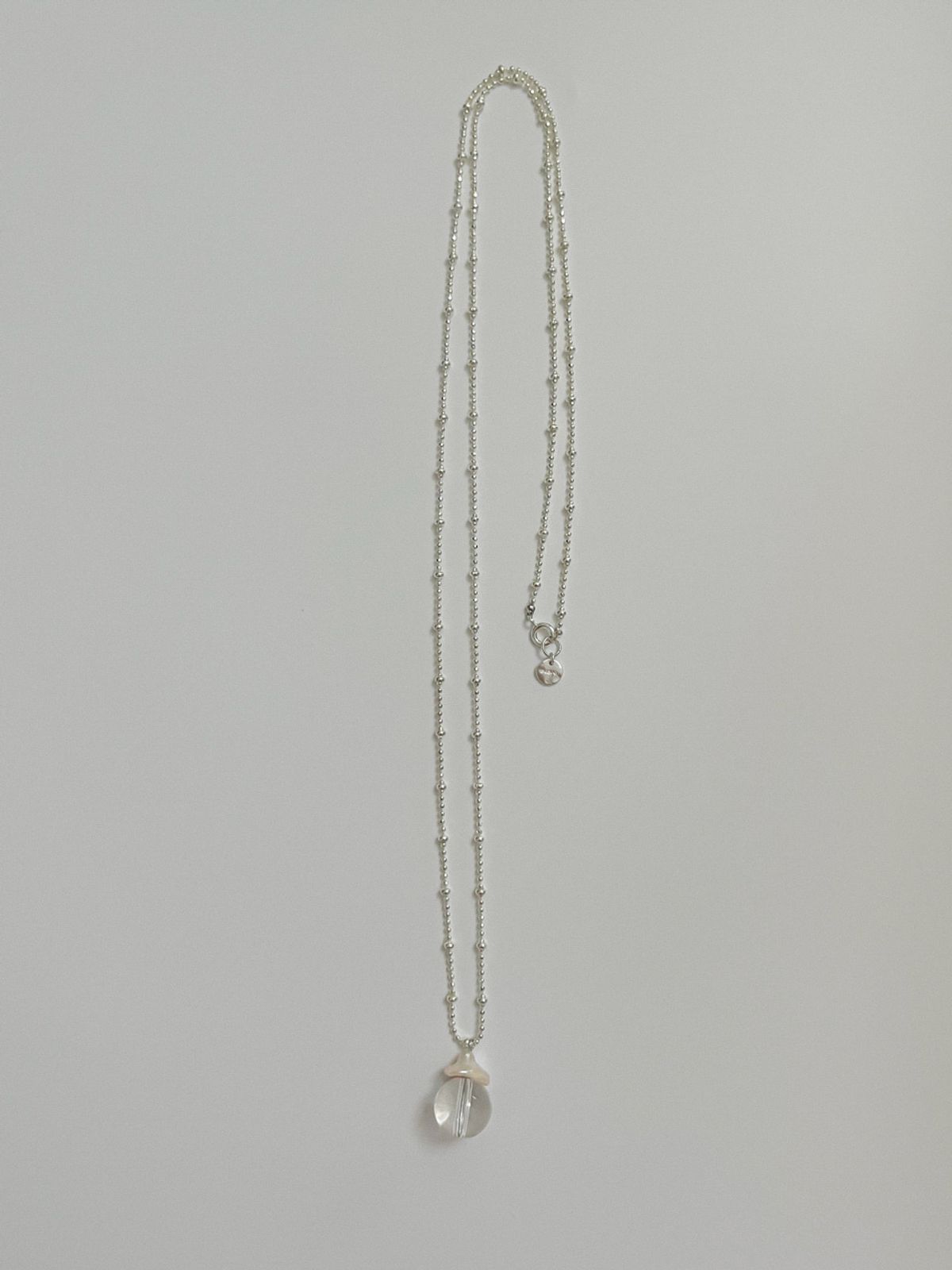 소수(SOSOO) Quartz n Pearl Layered Necklace