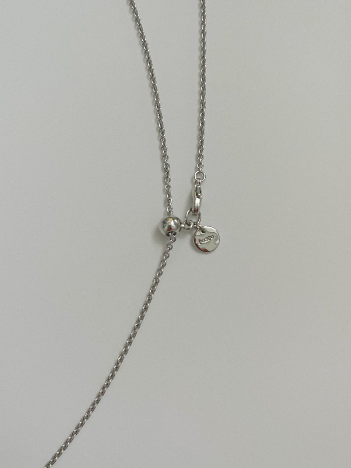 소수(SOSOO) Bold Heart Crystal Necklace
