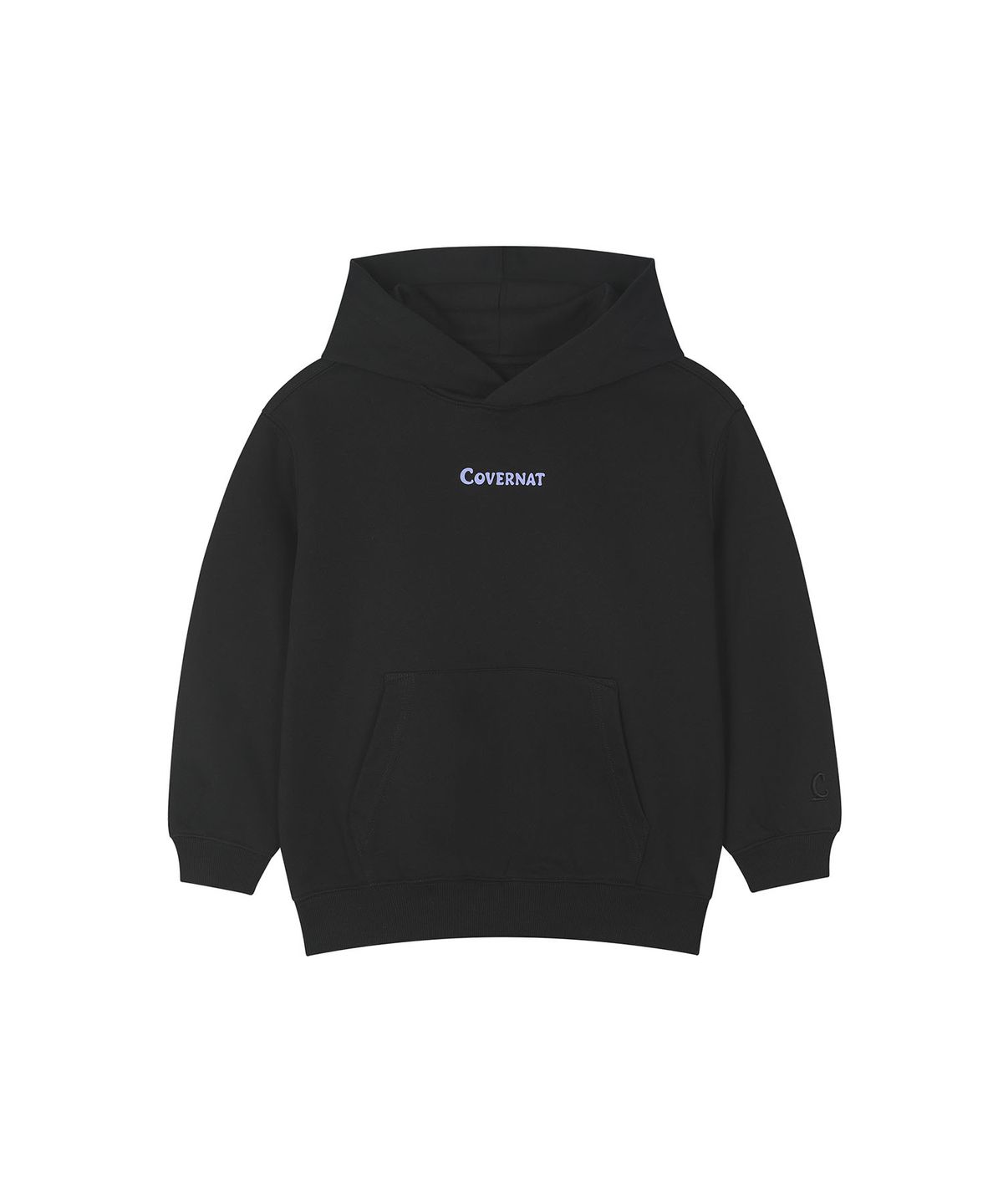 커버낫 키즈(COVERNAT KIDS) 뮤직 블록 오버핏 후디 커버셋 블랙 CK2603SU16BK