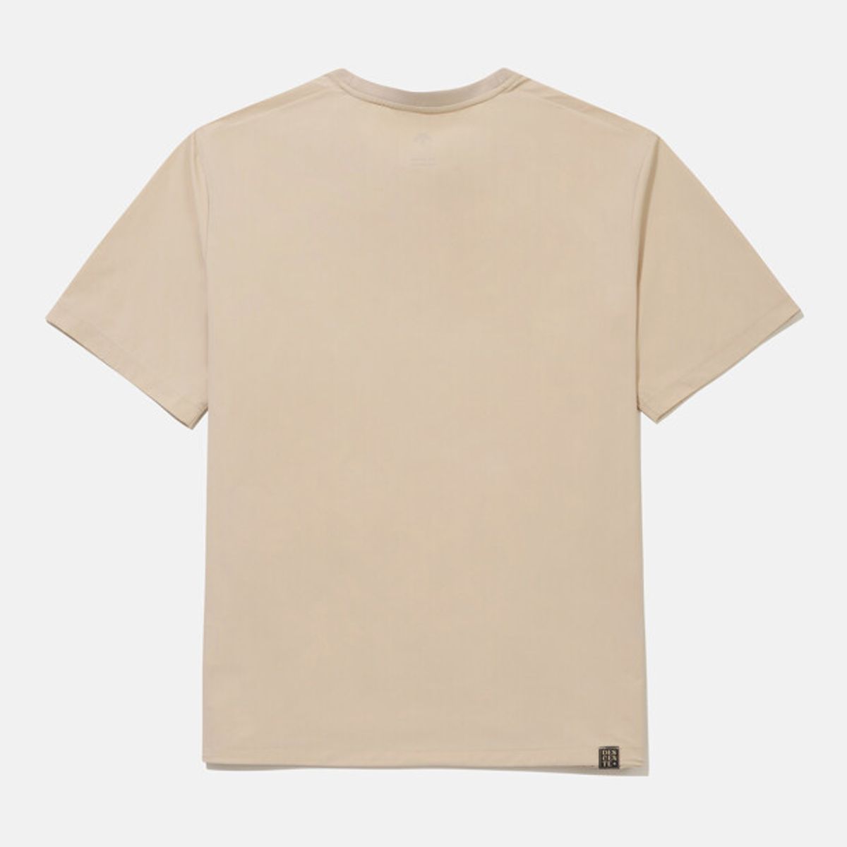데상트(DESCENTE) 남성 무브먼트 우븐 컴포트핏 반팔 티셔츠 베이지 SR321UTS79