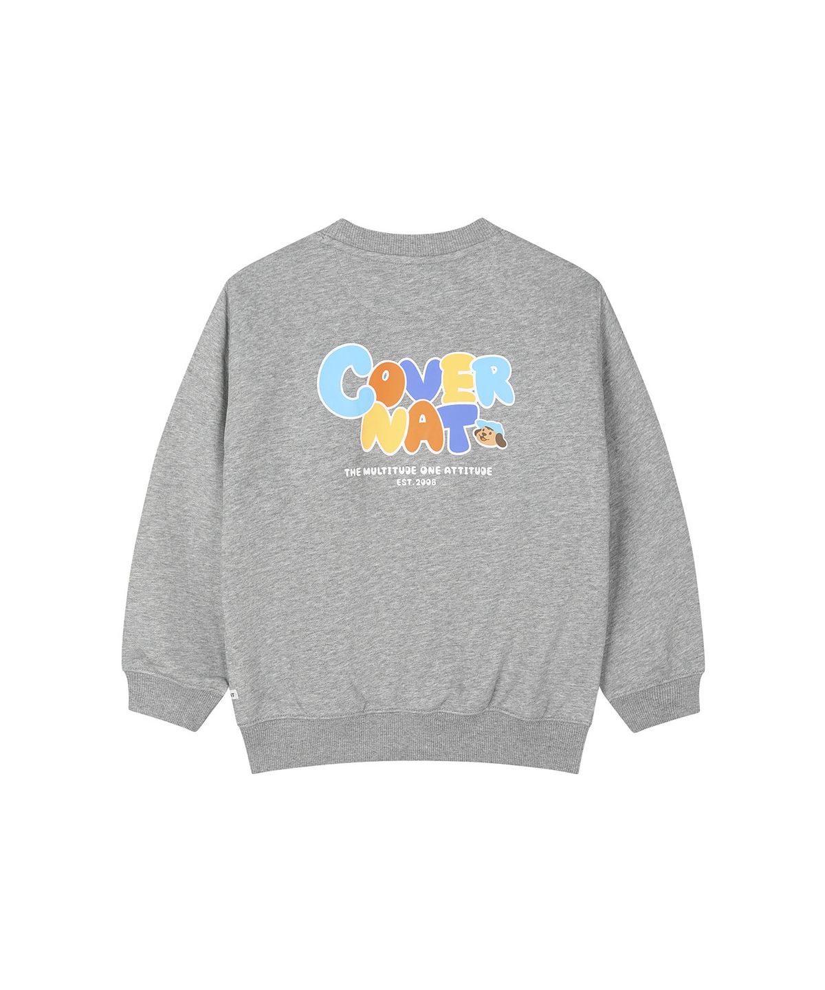 커버낫 키즈(COVERNAT KIDS) C로고 오버핏 커버셋 멜란지그레이 CK2603SU20MG
