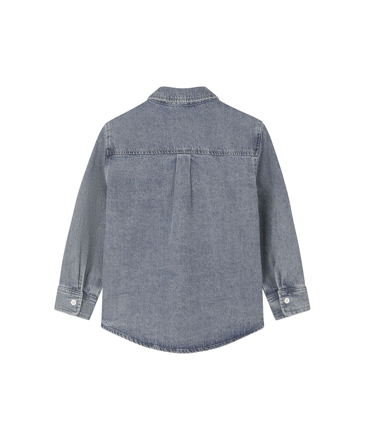 커버낫 키즈(COVERNAT KIDS) C로고 웍스 데님셔츠 블루 CK2603SH27BL