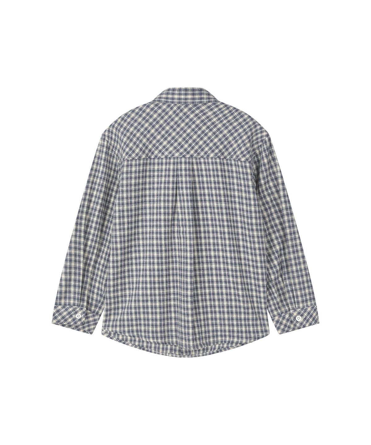 커버낫 키즈(COVERNAT KIDS) C로고 모던 체크셔츠 블루 CK2603SH07BL