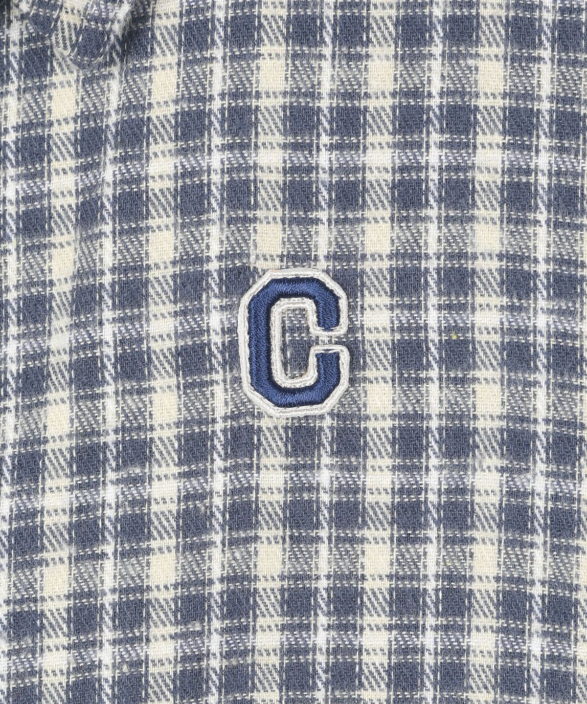 커버낫 키즈(COVERNAT KIDS) C로고 모던 체크셔츠 블루 CK2603SH07BL