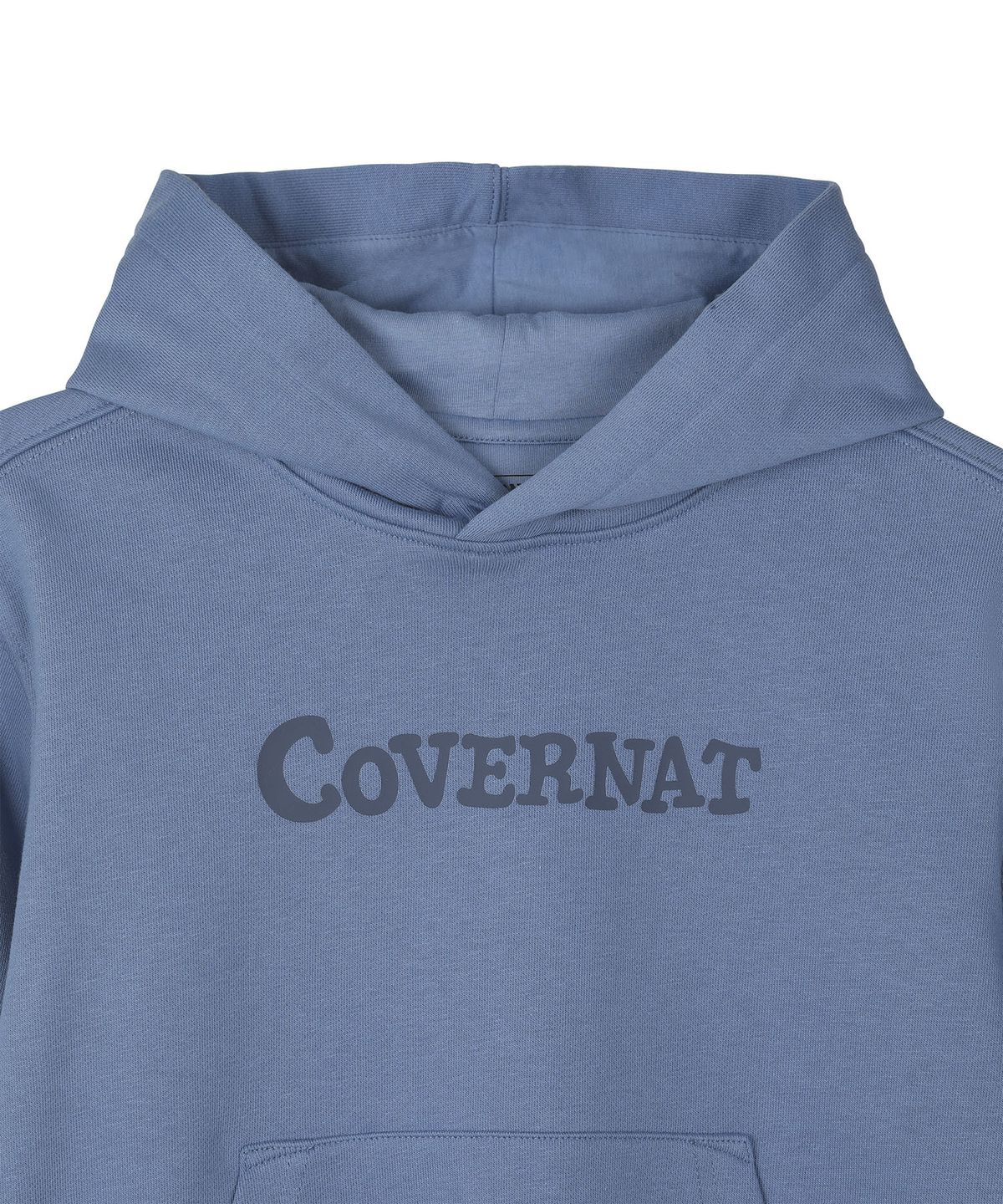 커버낫 키즈(COVERNAT KIDS) 워드마크 오버핏 후디 블루 CK2603HD17BL