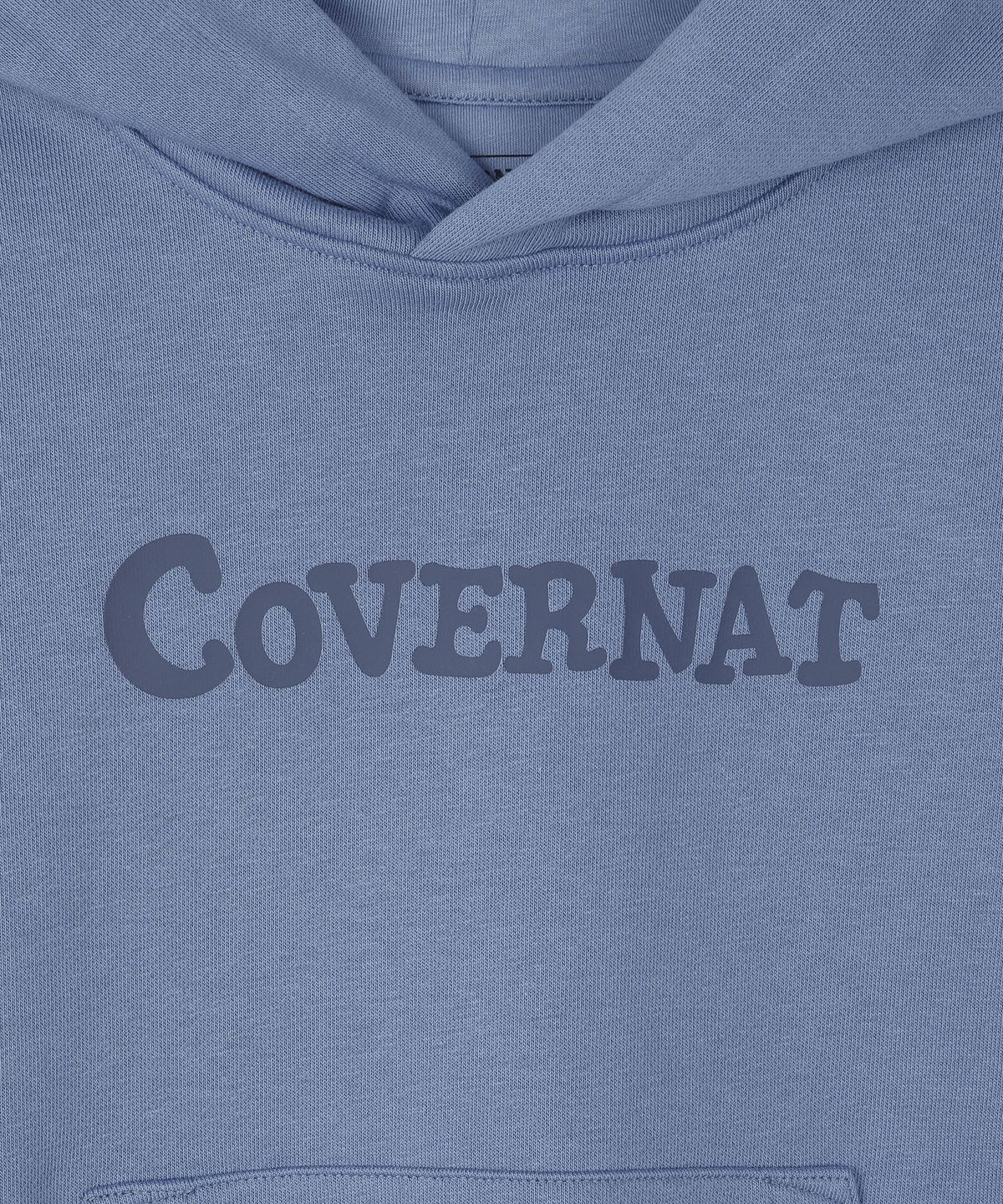 커버낫 키즈(COVERNAT KIDS) 워드마크 오버핏 후디 블루 CK2603HD17BL