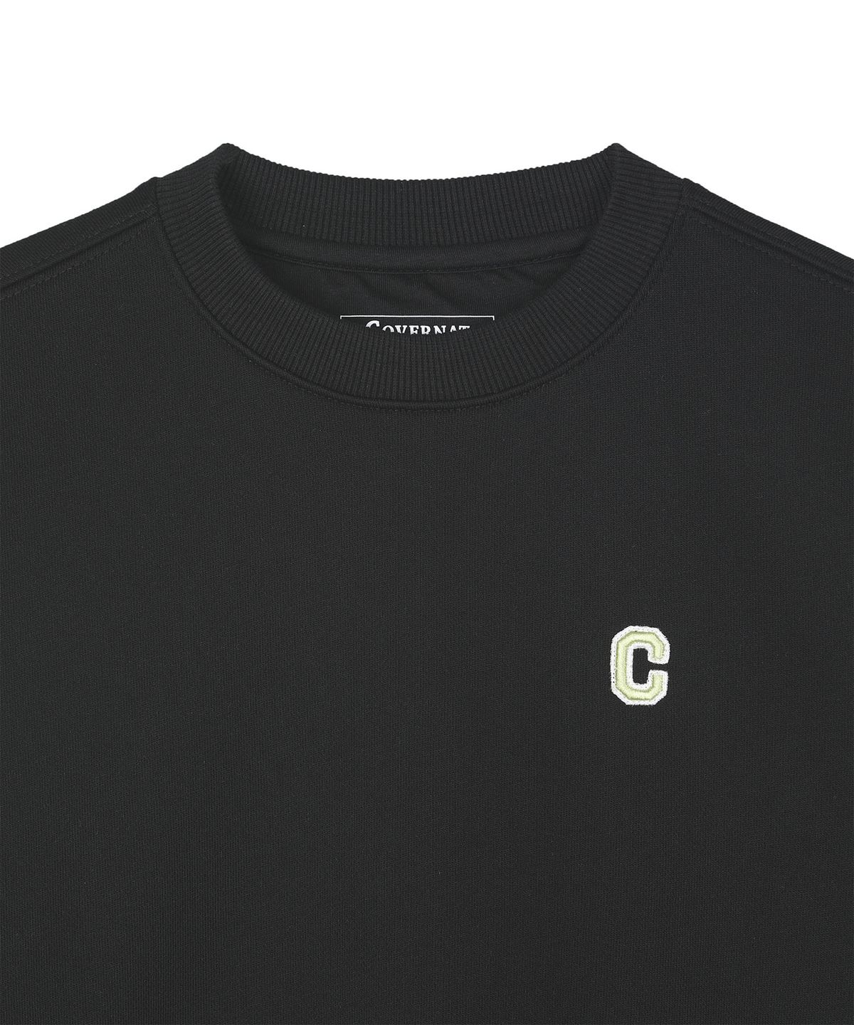 커버낫 키즈(COVERNAT KIDS) Little C 맨투맨 블랙 CK2603CRE2BK