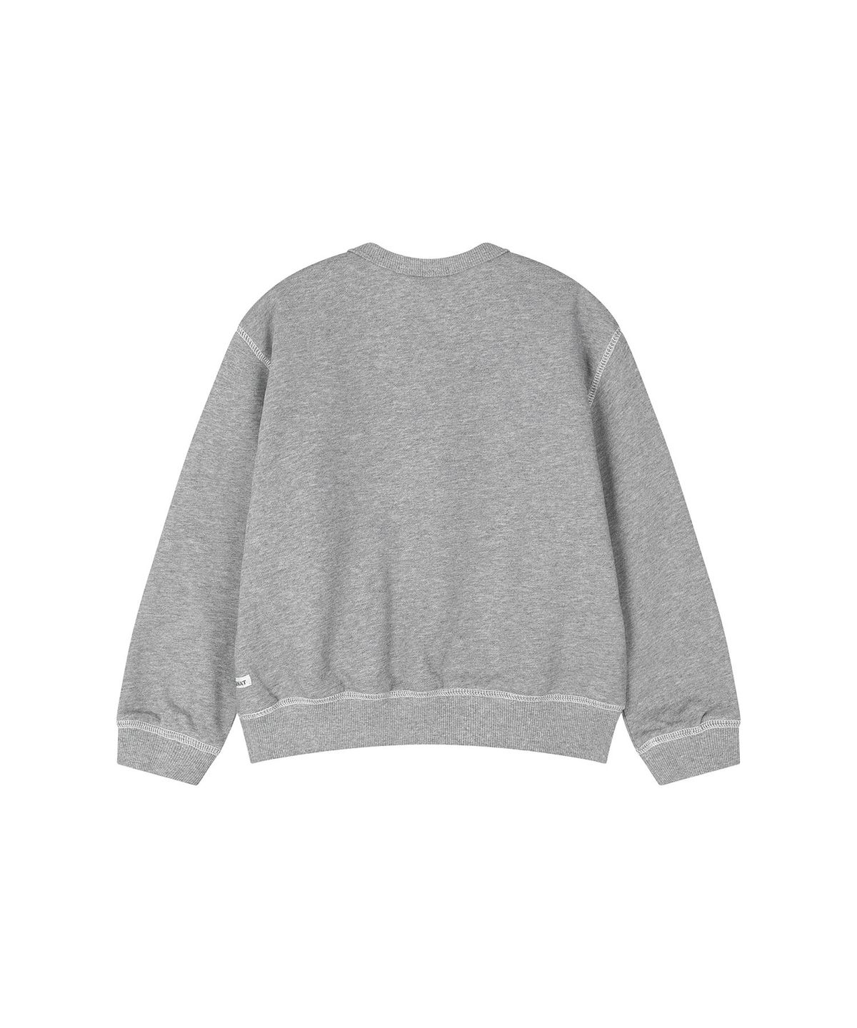 커버낫 키즈(COVERNAT KIDS) 커든 레귤러핏 스웻셔츠 멜란지그레이 CK2603CR35MG