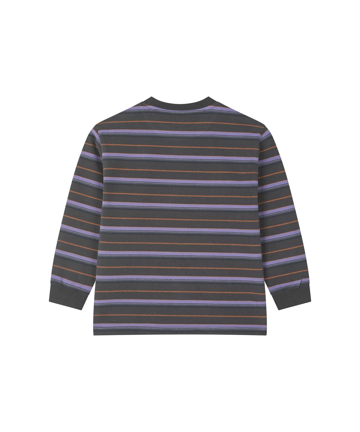 커버낫 키즈(COVERNAT KIDS) 파인 스트라이프 레귤러핏 티셔츠 차콜 CK2603LT33CH