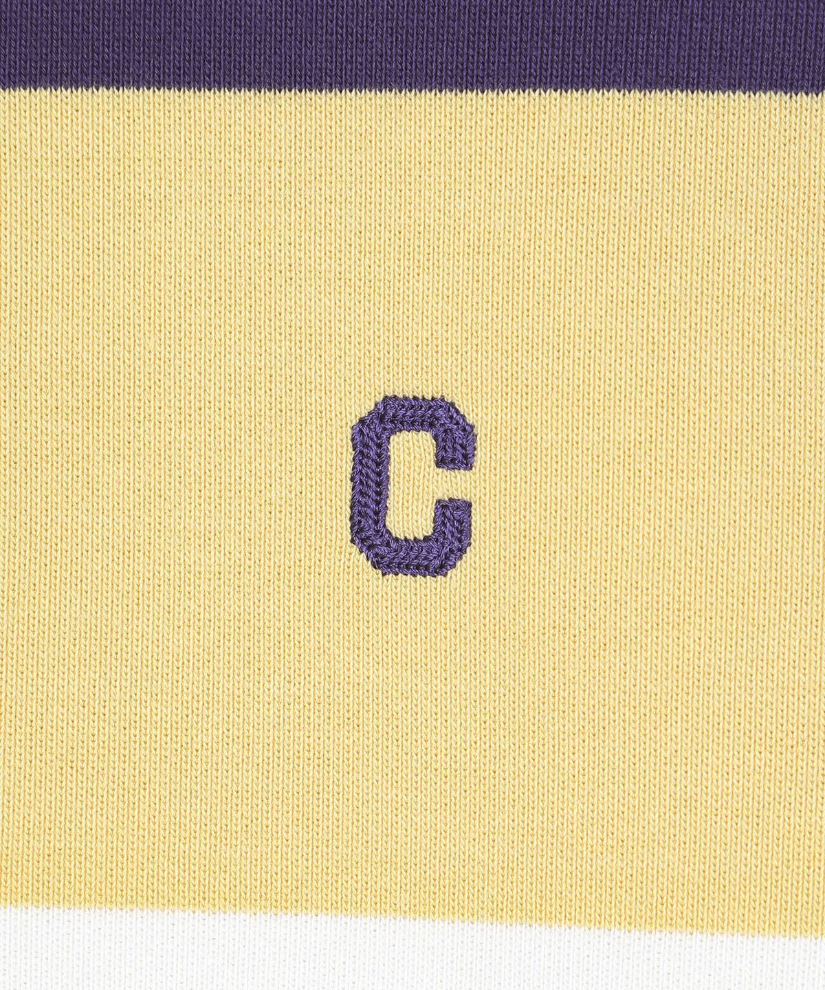 커버낫 키즈(COVERNAT KIDS) 멀티 스트라이프 럭비 스웻셔츠 퍼플 CK2603LT32PU