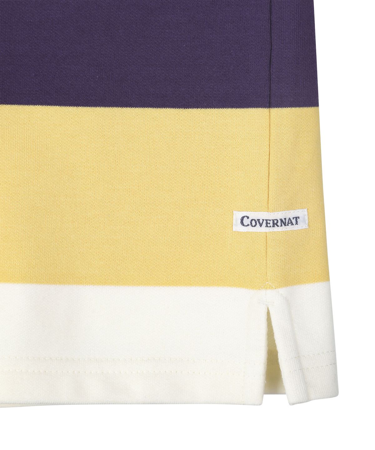 커버낫 키즈(COVERNAT KIDS) 멀티 스트라이프 럭비 스웻셔츠 퍼플 CK2603LT32PU