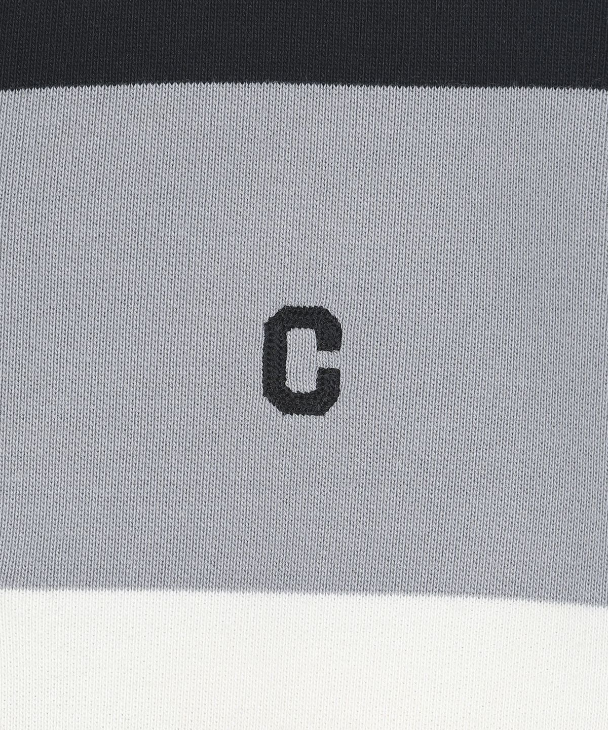 커버낫 키즈(COVERNAT KIDS) 멀티 스트라이프 럭비 스웻셔츠 블랙 CK2603LT32BK