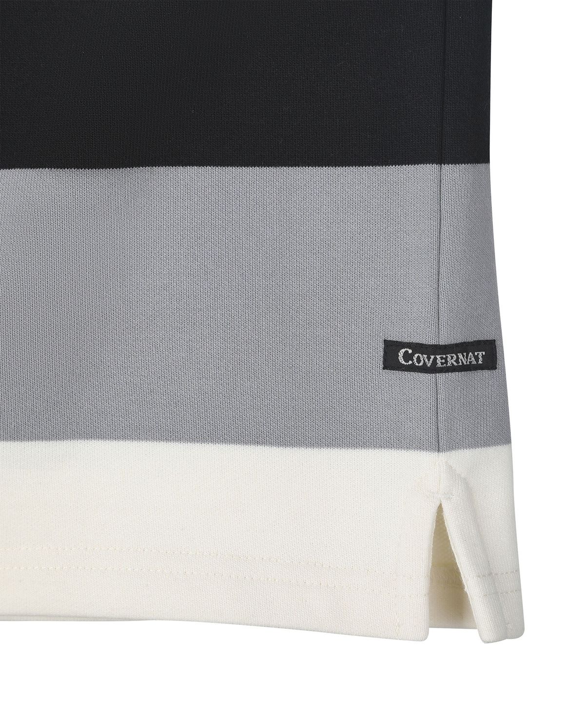 커버낫 키즈(COVERNAT KIDS) 멀티 스트라이프 럭비 스웻셔츠 블랙 CK2603LT32BK