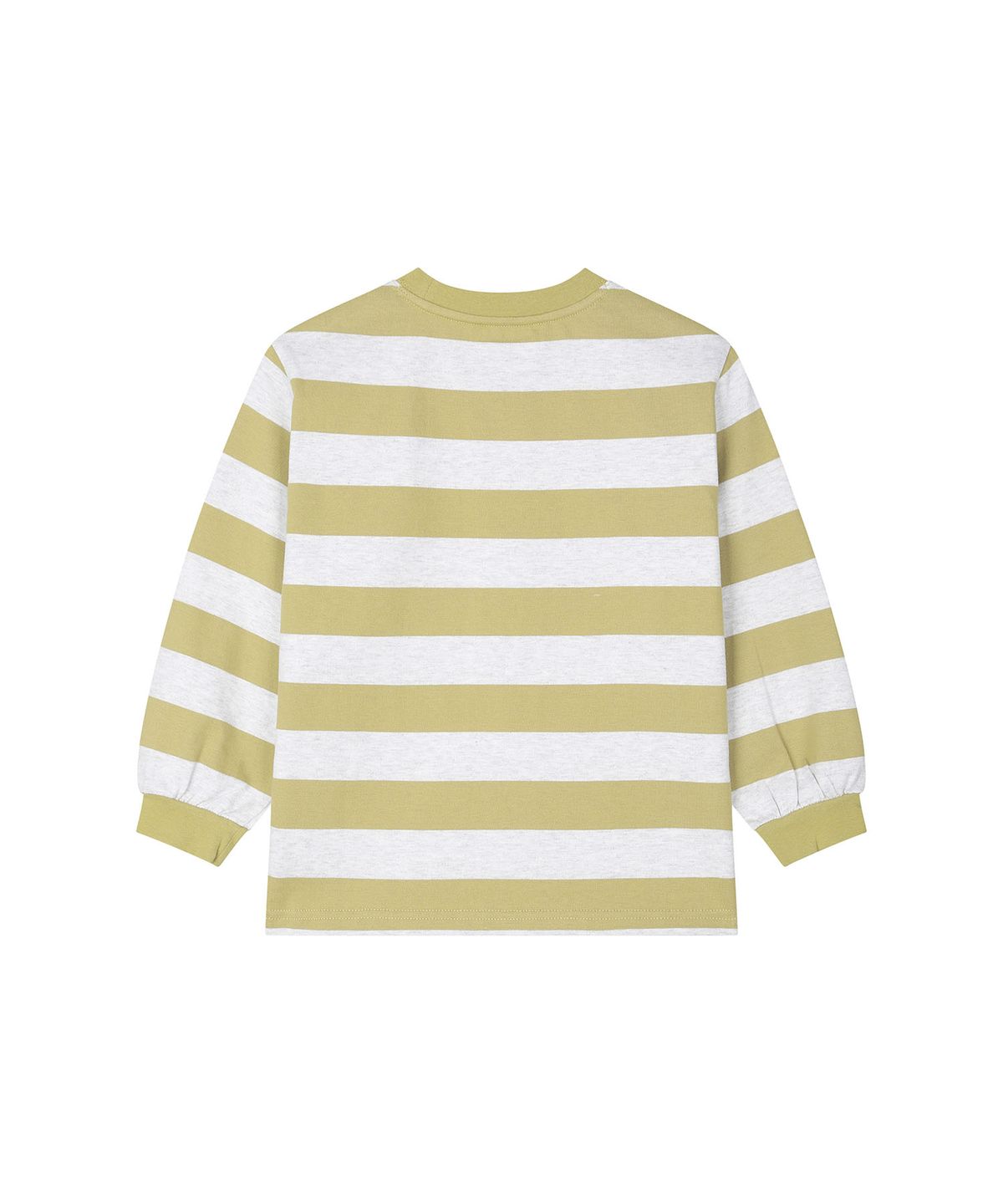 커버낫 키즈(COVERNAT KIDS) 워드마크 스트라이프 레귤러핏 티셔츠 베이지 CK2603LT14BE