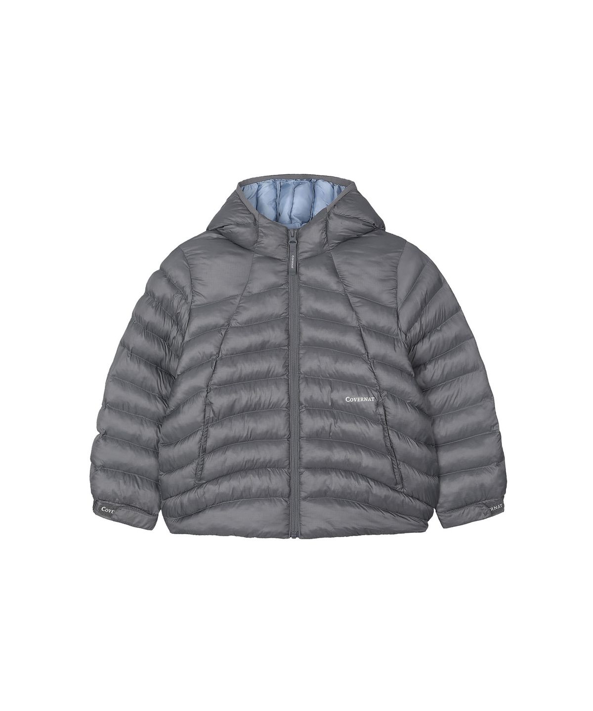커버낫 키즈(COVERNAT KIDS) 커버라이트 후드 경량 점퍼 그레이 CK2604JU10GR