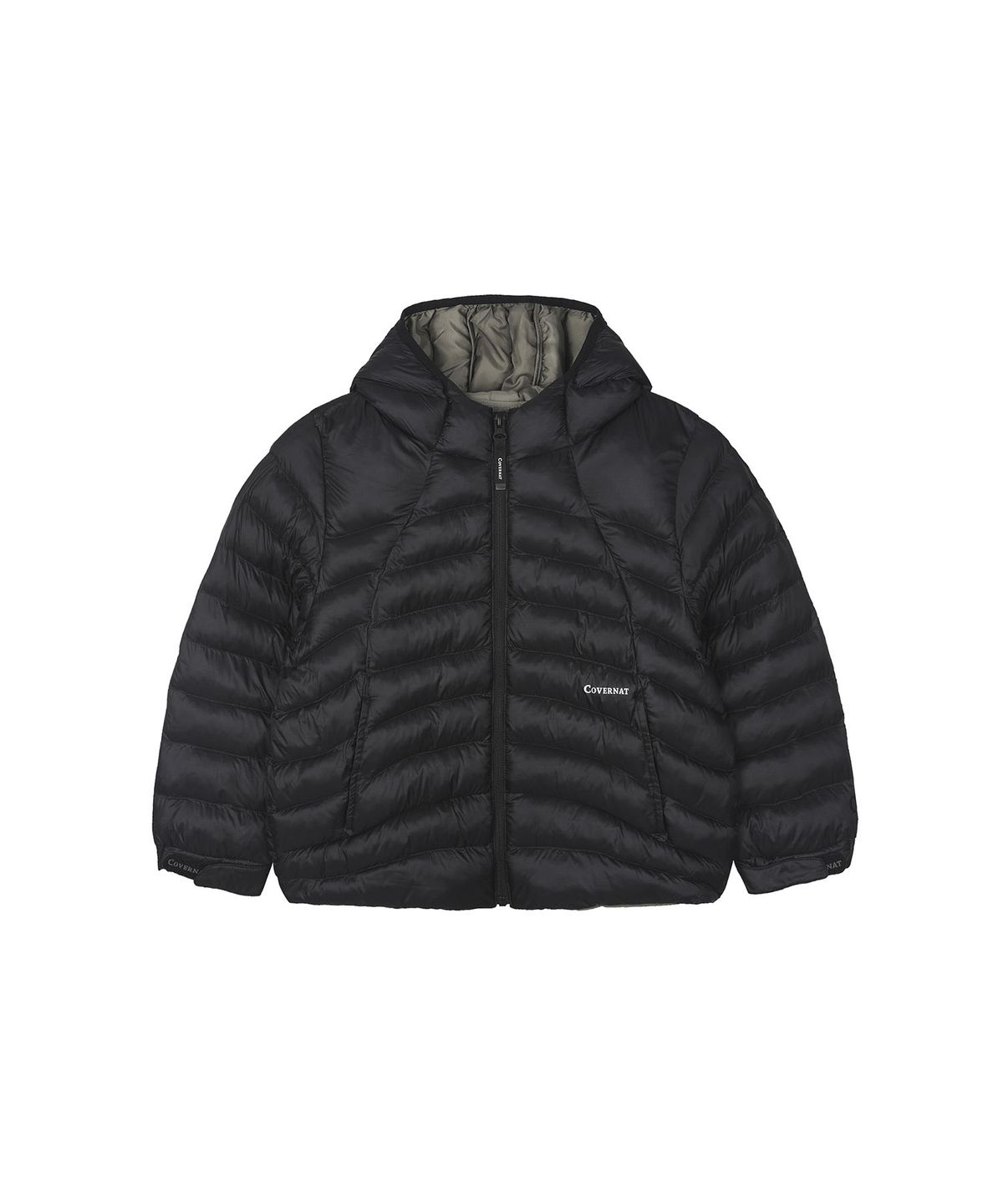 커버낫 키즈(COVERNAT KIDS) 커버라이트 후드 경량 점퍼 블랙 CK2604JU10BK