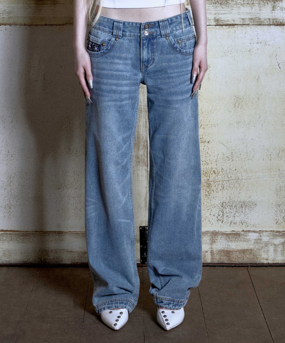 오퍼스 0012(OPUS 0012) Op.09 OG-CLASSIC LOWRISE DENIM PANTS L/BLUE
