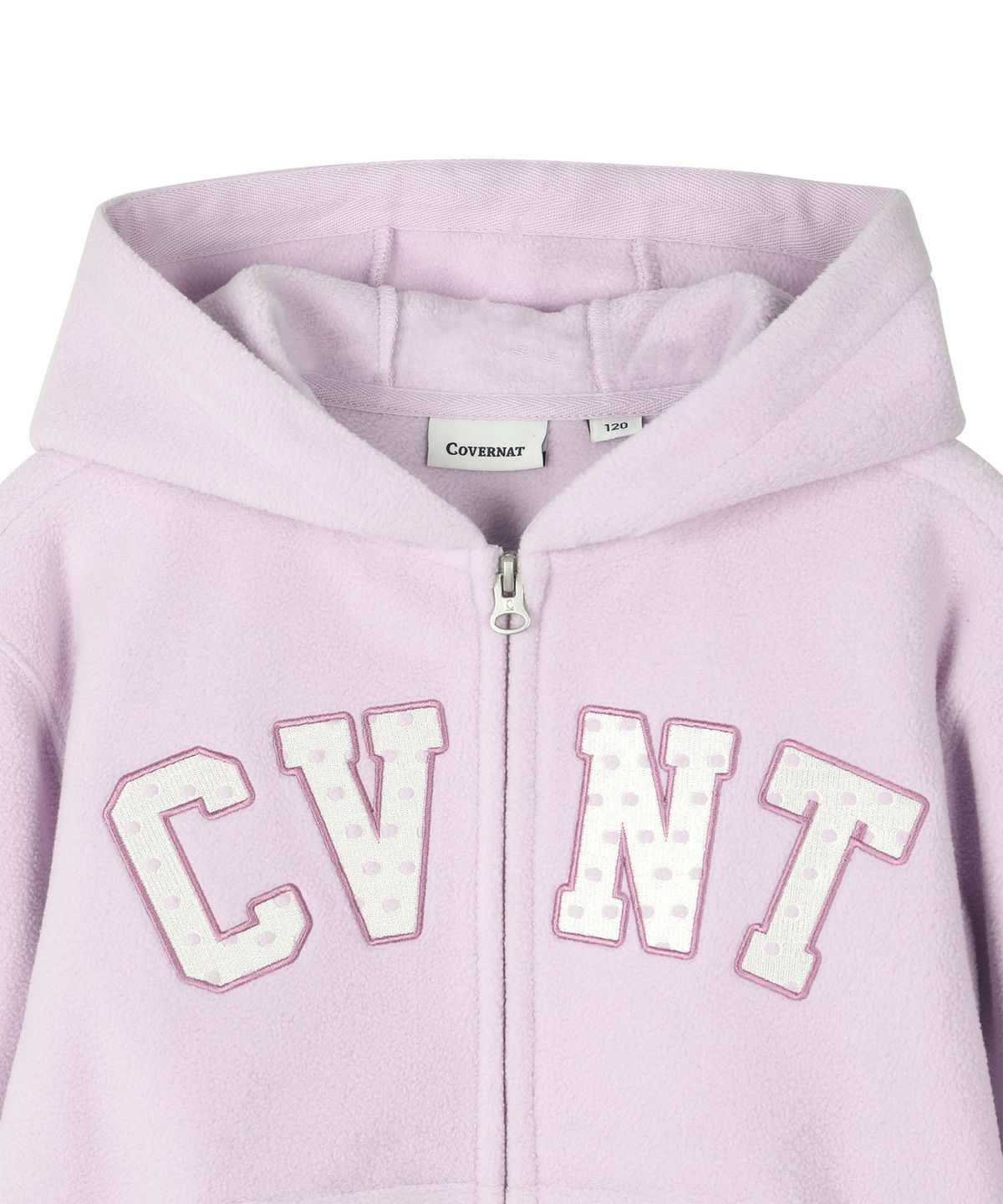 커버낫 키즈(COVERNAT KIDS) CVNT 웜온 플리스 후드집업 라벤더 CK2604HZ06LV