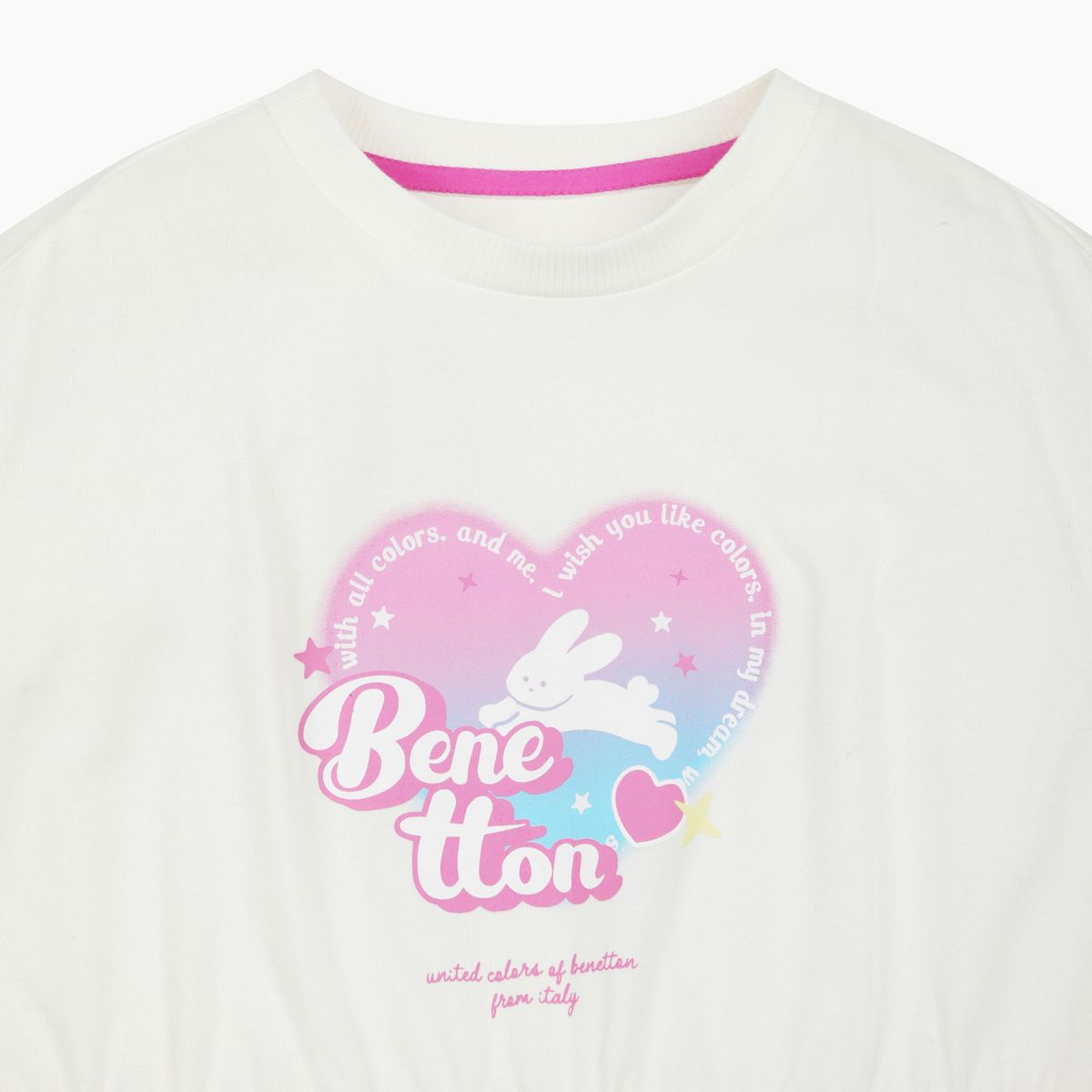 베네통키즈(BENETTONKIDS) [Online Exclusive] 하트 캉캉 원피스_QAOP14631IV