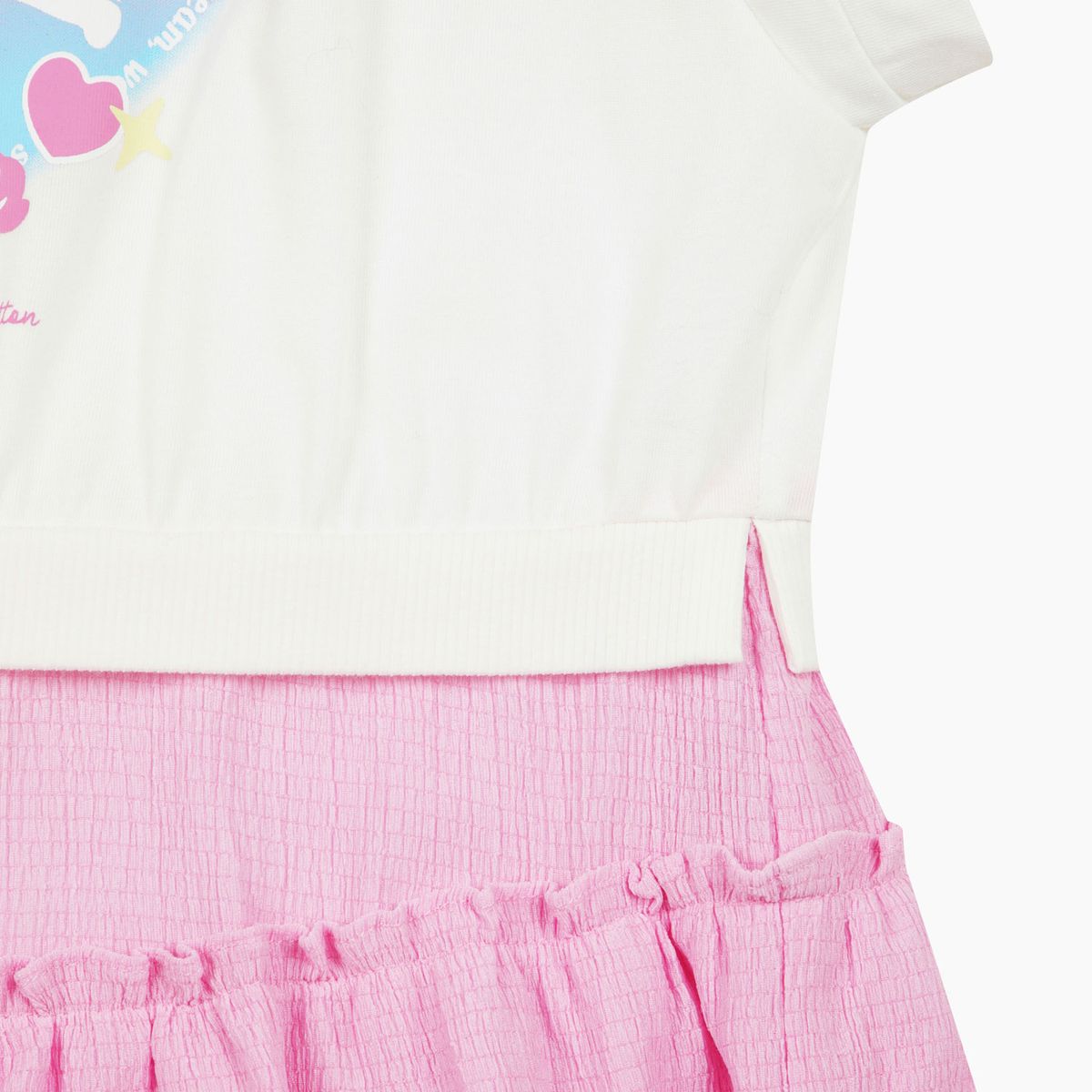 베네통키즈(BENETTONKIDS) [Online Exclusive] 하트 캉캉 원피스_QAOP14631IV
