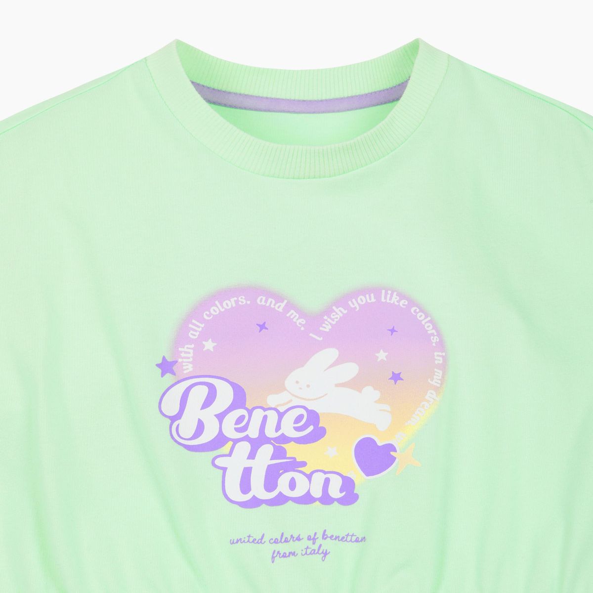베네통키즈(BENETTONKIDS) [Online Exclusive] 하트 캉캉 원피스_QAOP14631YG