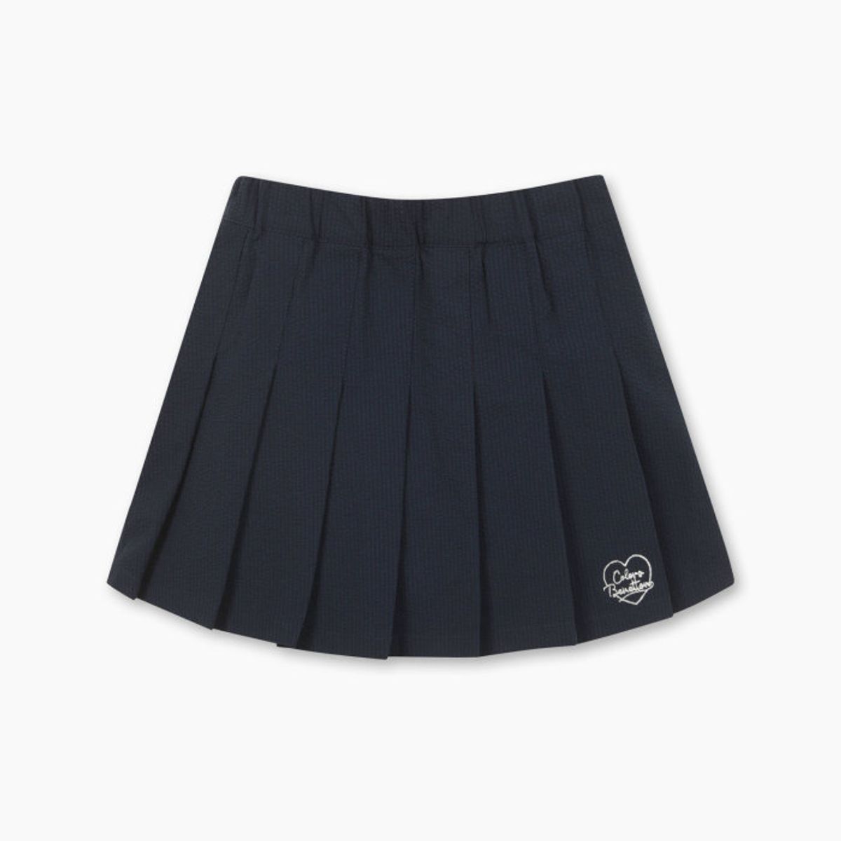 베네통키즈(BENETTONKIDS) [Online Exclusive] 시어서커 플리츠 스커트_QASK10631NY