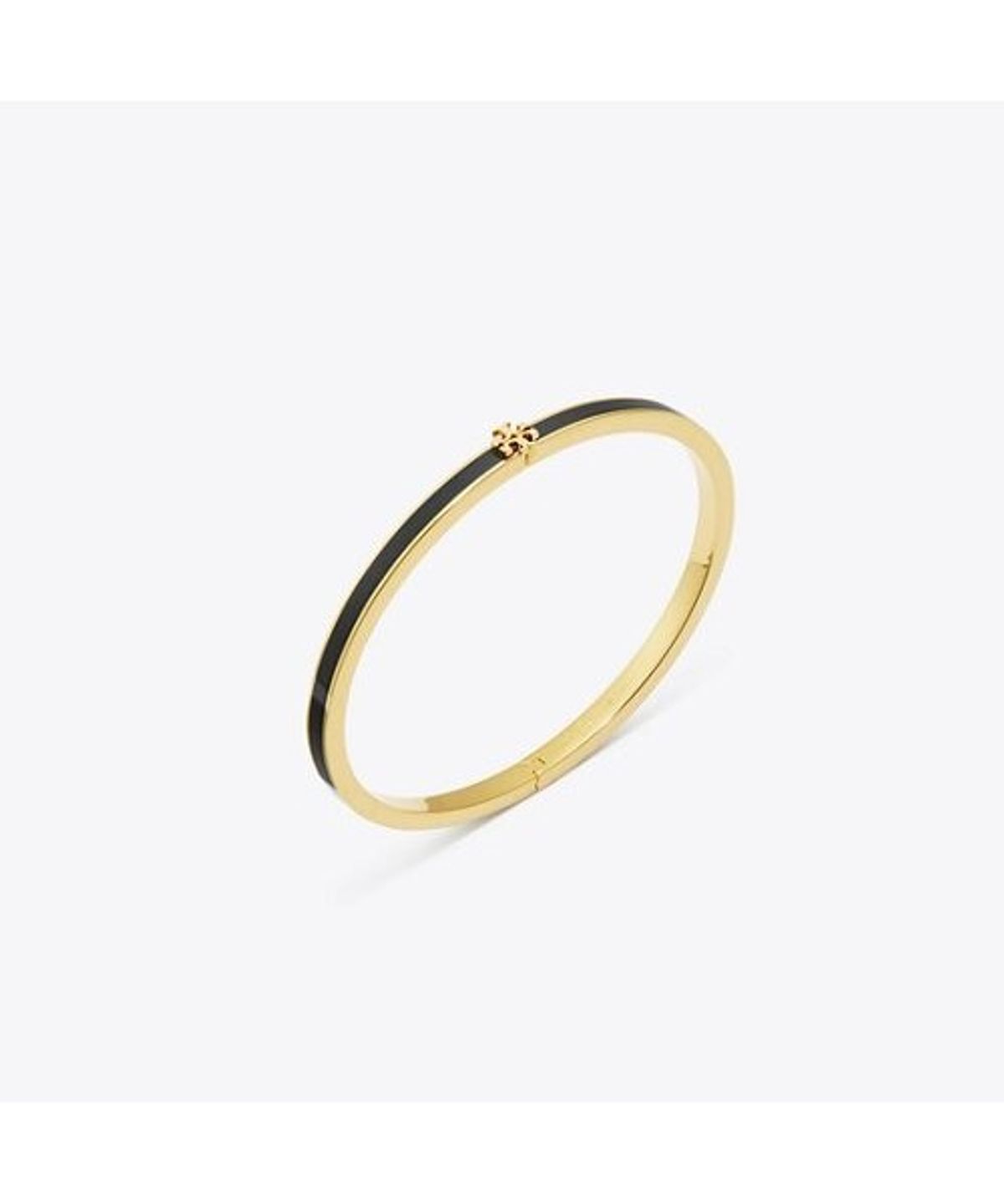 토리버치(TORYBURCH) 씬 아이콘 이나멜 브레이슬릿 - 토리 골드 / 블랙