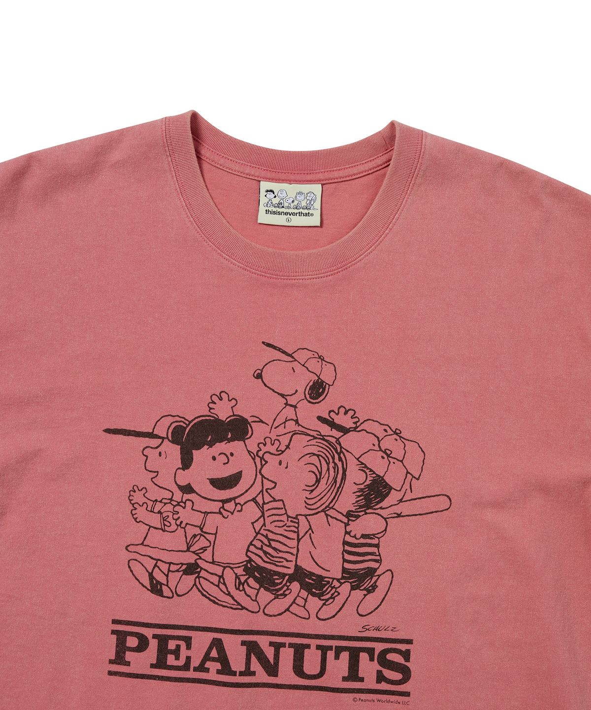 디스이즈네버댓(THISISNEVERTHAT) TNT PEANUTS Tee Plum
