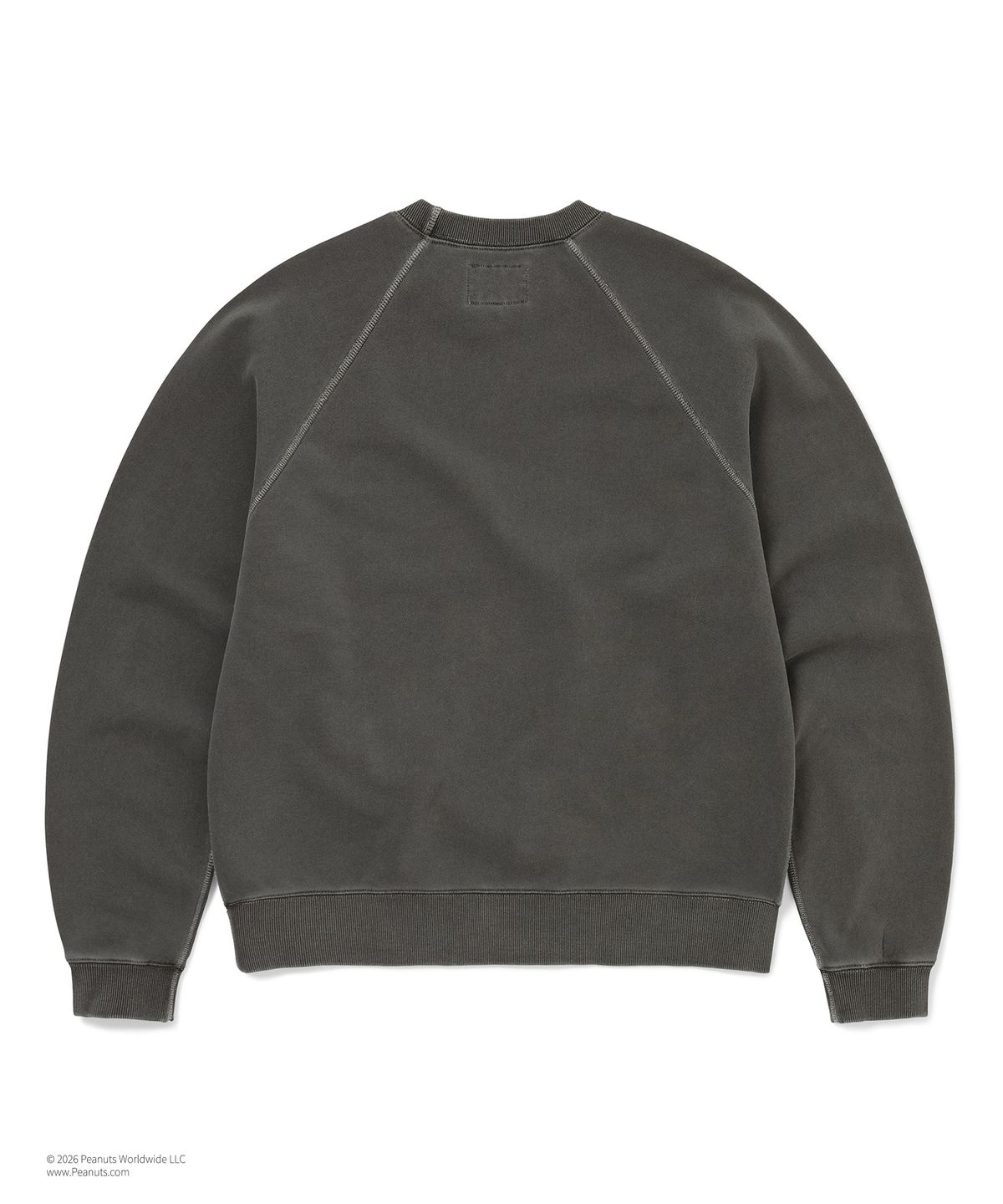 디스이즈네버댓(THISISNEVERTHAT) TNT PEANUTS Faded Crewneck Charcoal