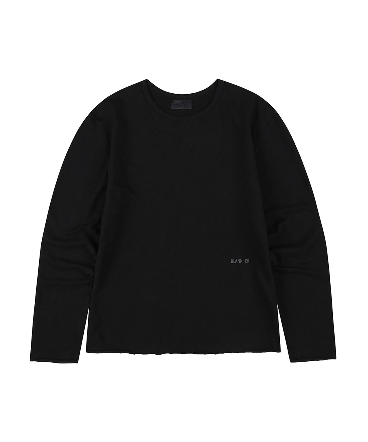 이이이알알알(EEERRR) 블랭크 이알 컷팅 슬럽 크롭 롱슬리브 (3 color)