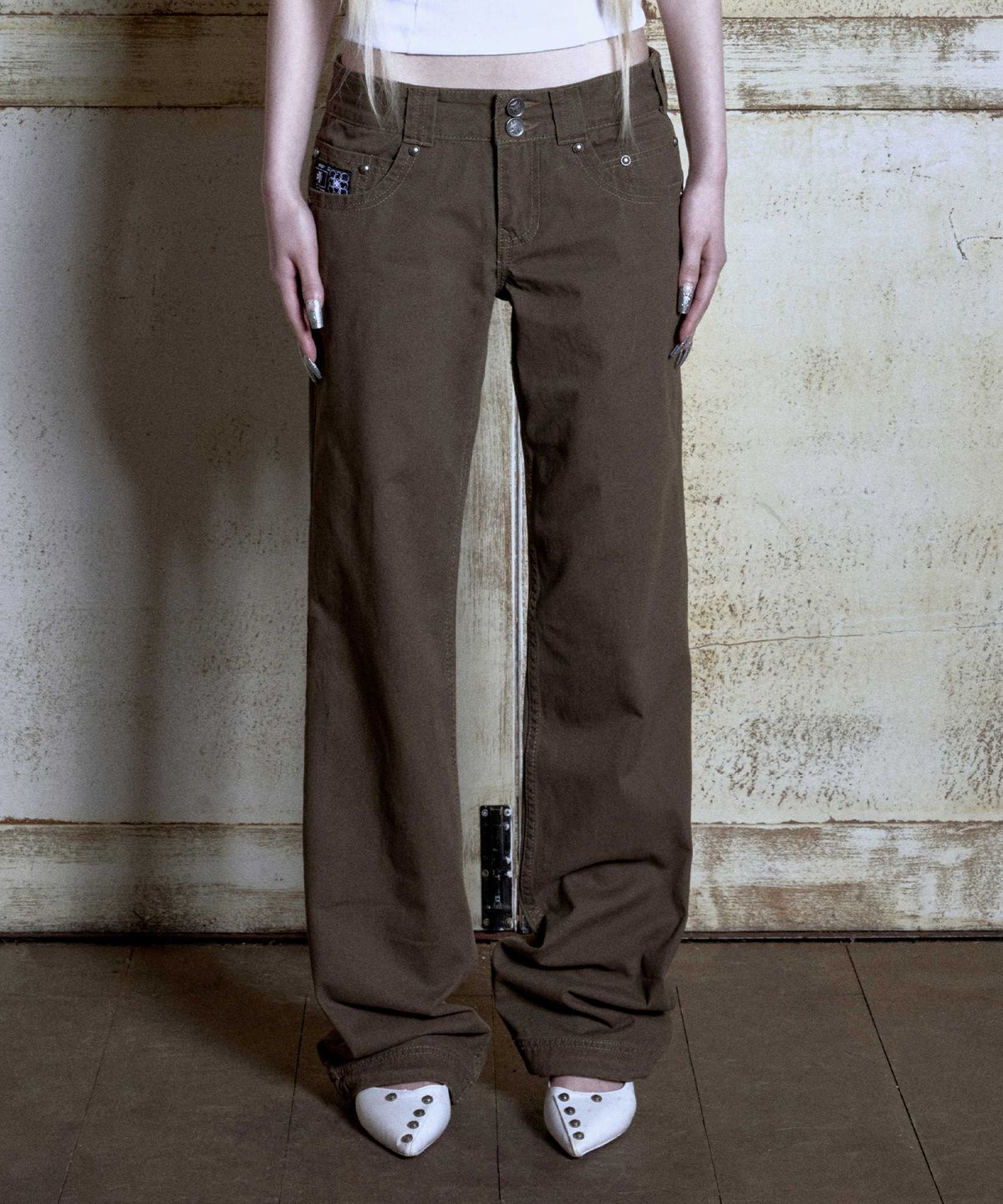 오퍼스 0012(OPUS 0012) Op.08 OG-CLASSIC LOWRISE PANTS BROWN