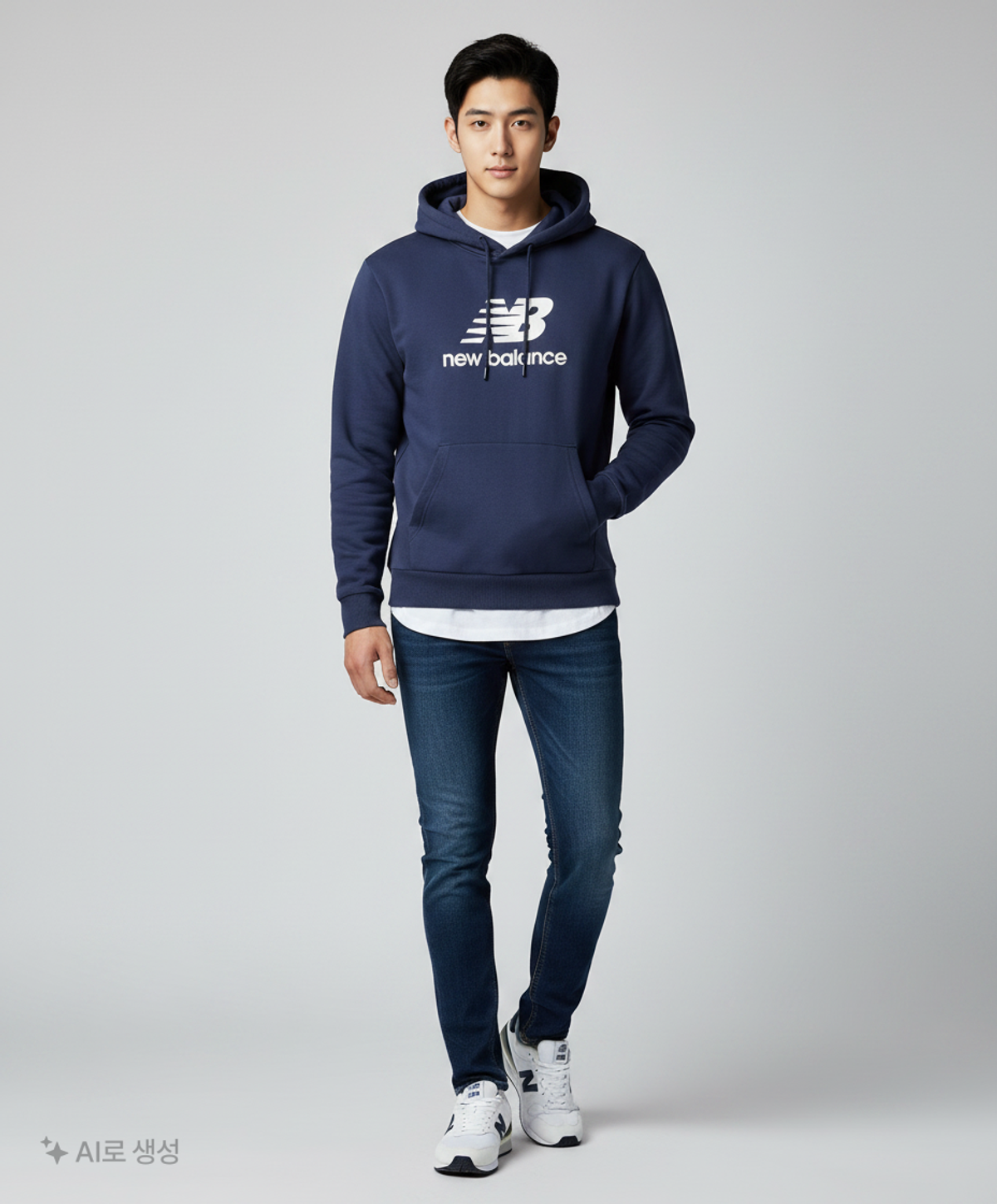 뉴발란스(NEW BALANCE) 후드 티셔츠 M