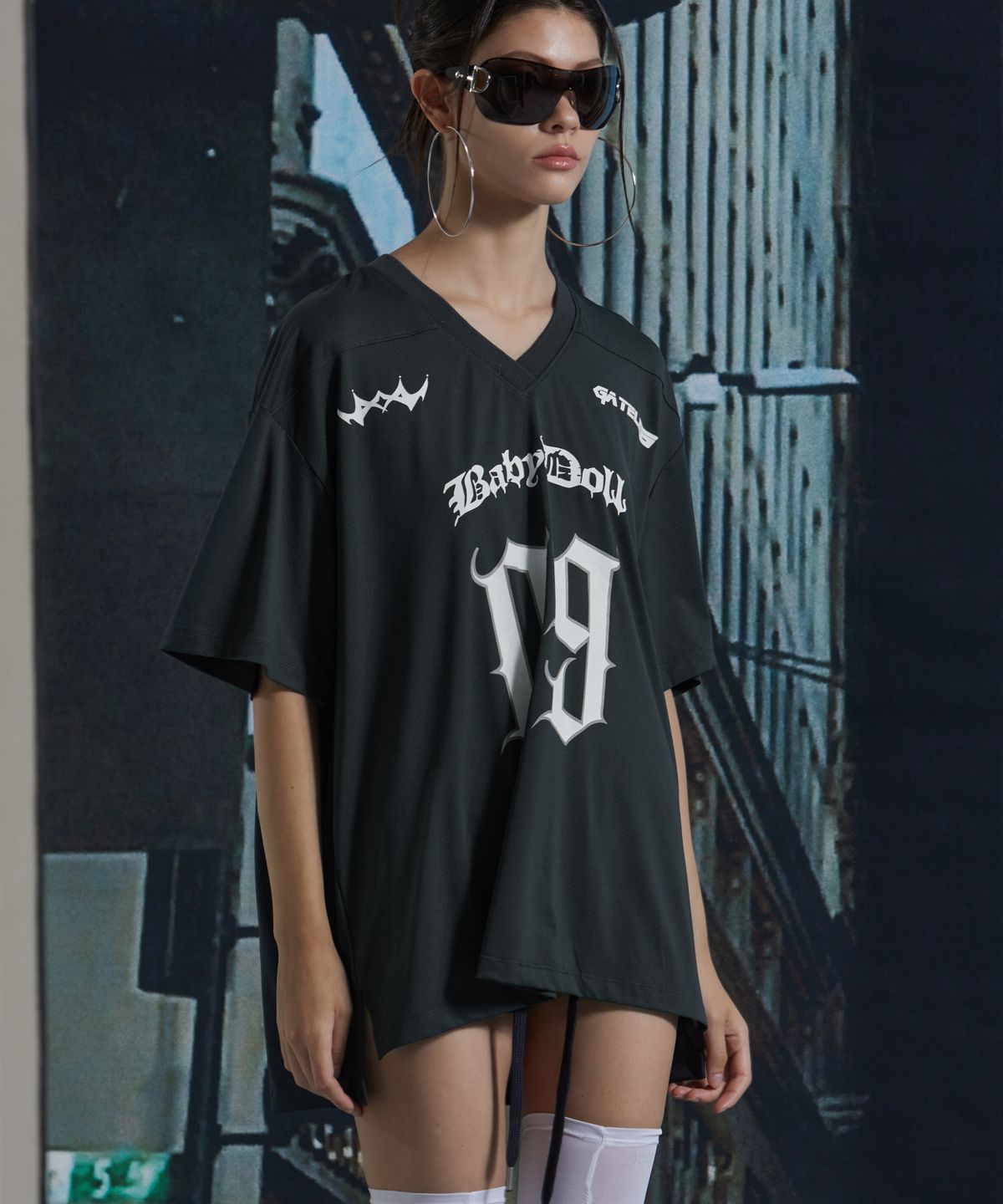 게이트리스(GATELESS) BABYDOLL BOX-T-SHIRT