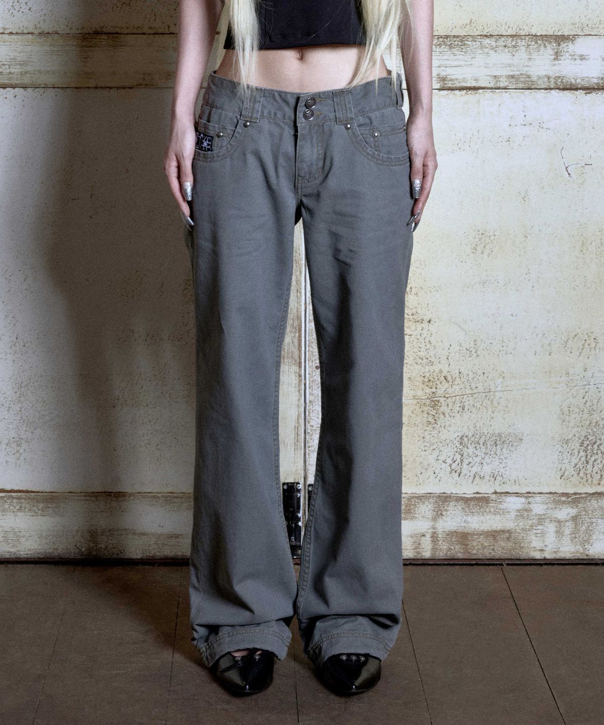 오퍼스 0012(OPUS 0012) Op.08 OG-CLASSIC LOWRISE PANTS KHAKI