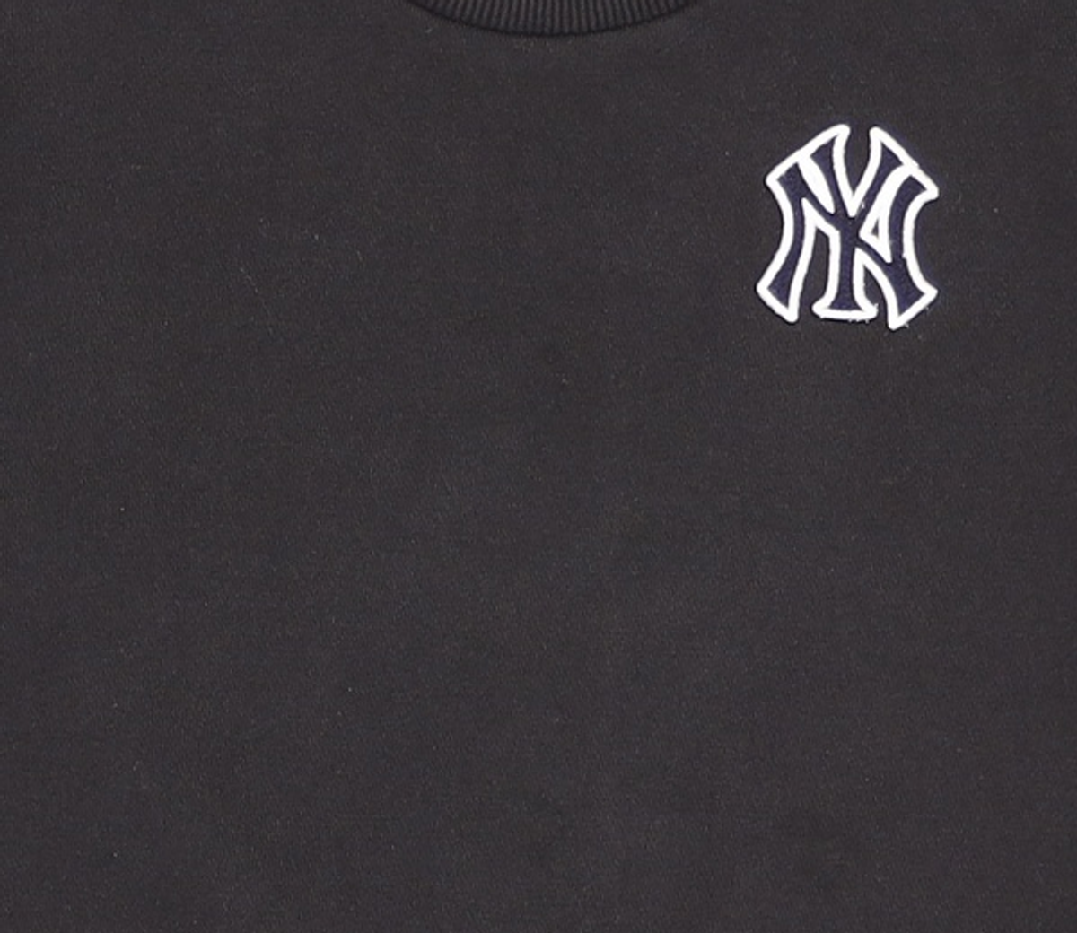 엠엘비 키즈(MLB KIDS) 베이직 빅로고 기모 맨투맨 NY (Black) 120