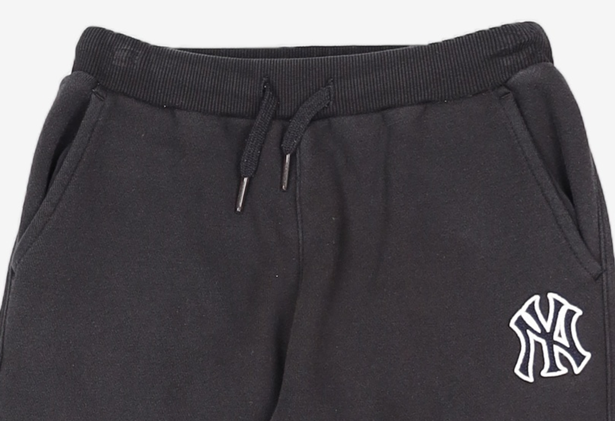 엠엘비 키즈(MLB KIDS) 베이직 로고 기모 팬츠 NY (Black) 120