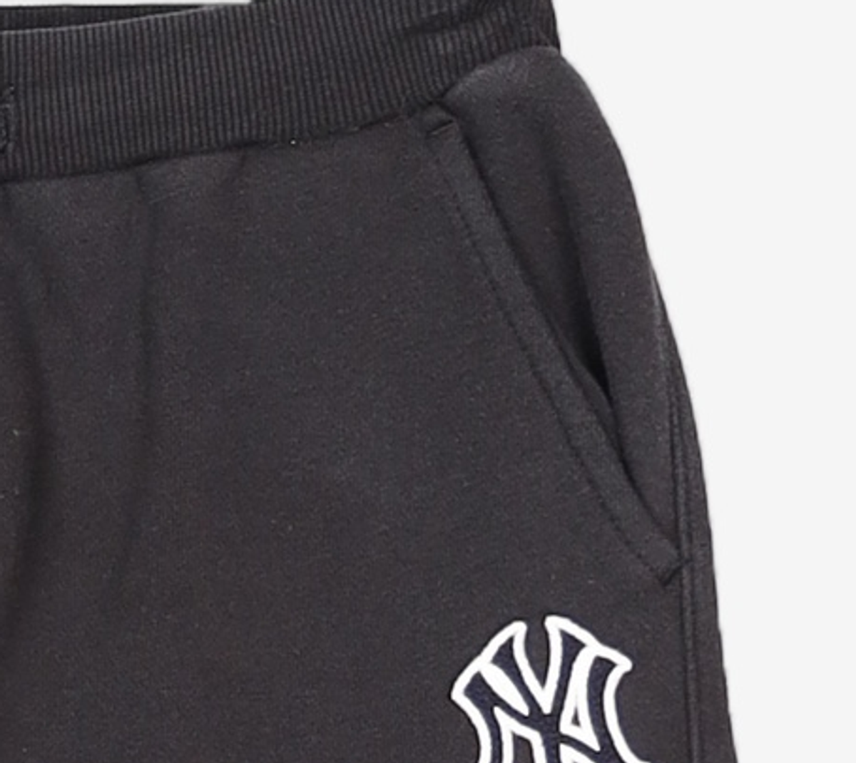 엠엘비 키즈(MLB KIDS) 베이직 로고 기모 팬츠 NY (Black) 120