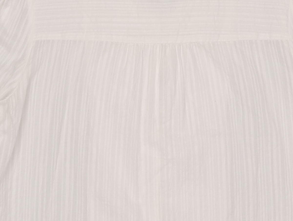 논로컬(NONLOCAL) Mini Frill Pintuck Blouse - White FREE