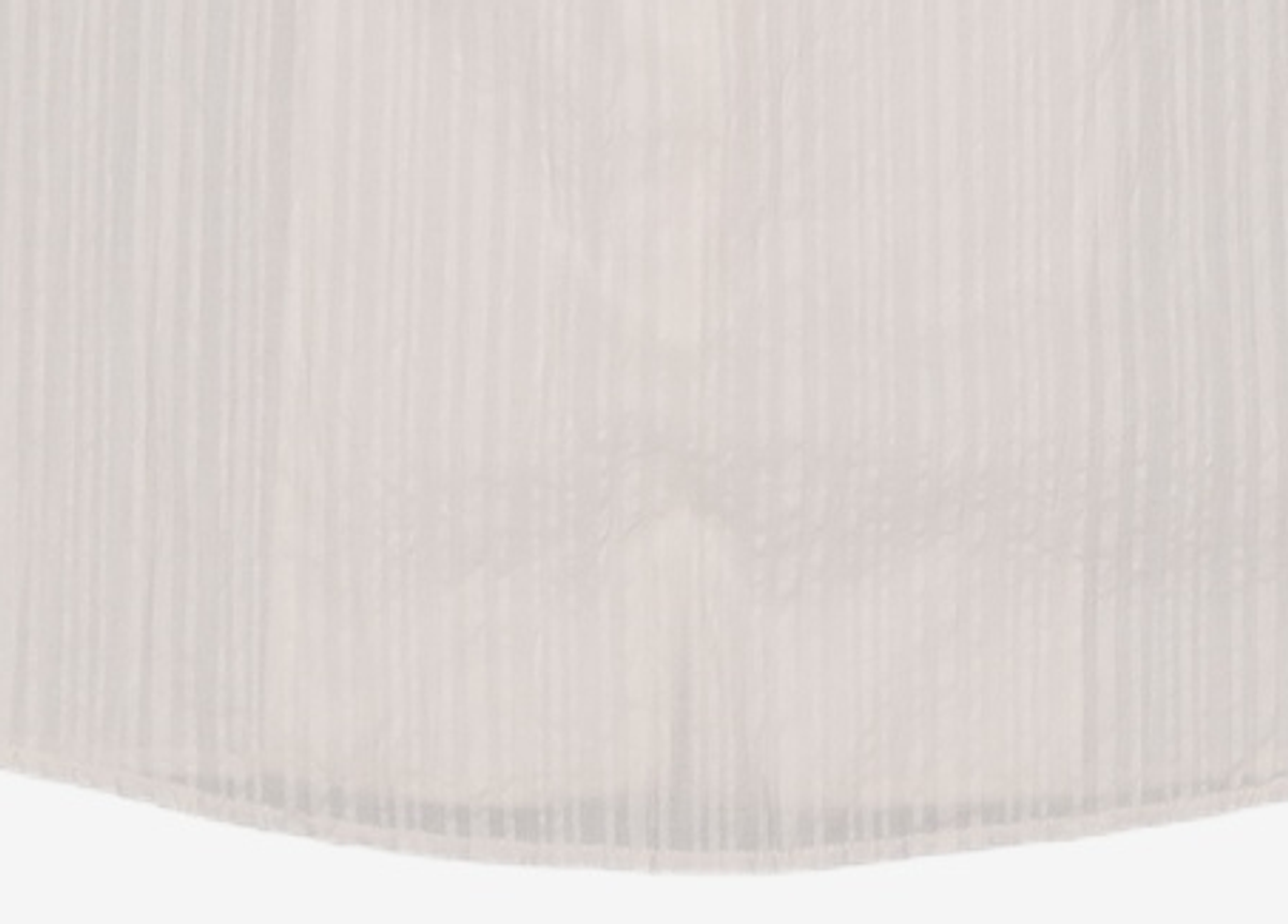 논로컬(NONLOCAL) Mini Frill Pintuck Blouse - White FREE