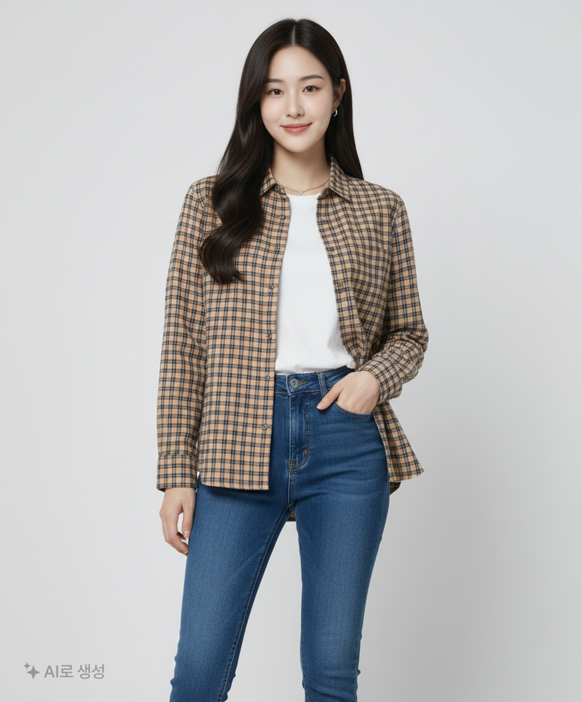 유니클로(UNIQLO) 캐주얼 셔츠 L