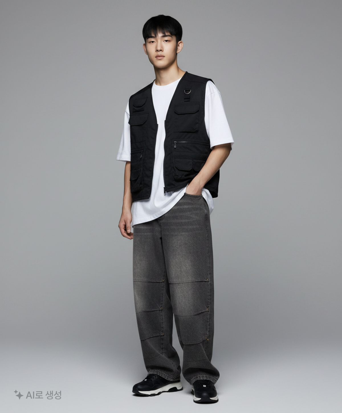 엑스톤즈(XTONZ) 청/데님 팬츠 L