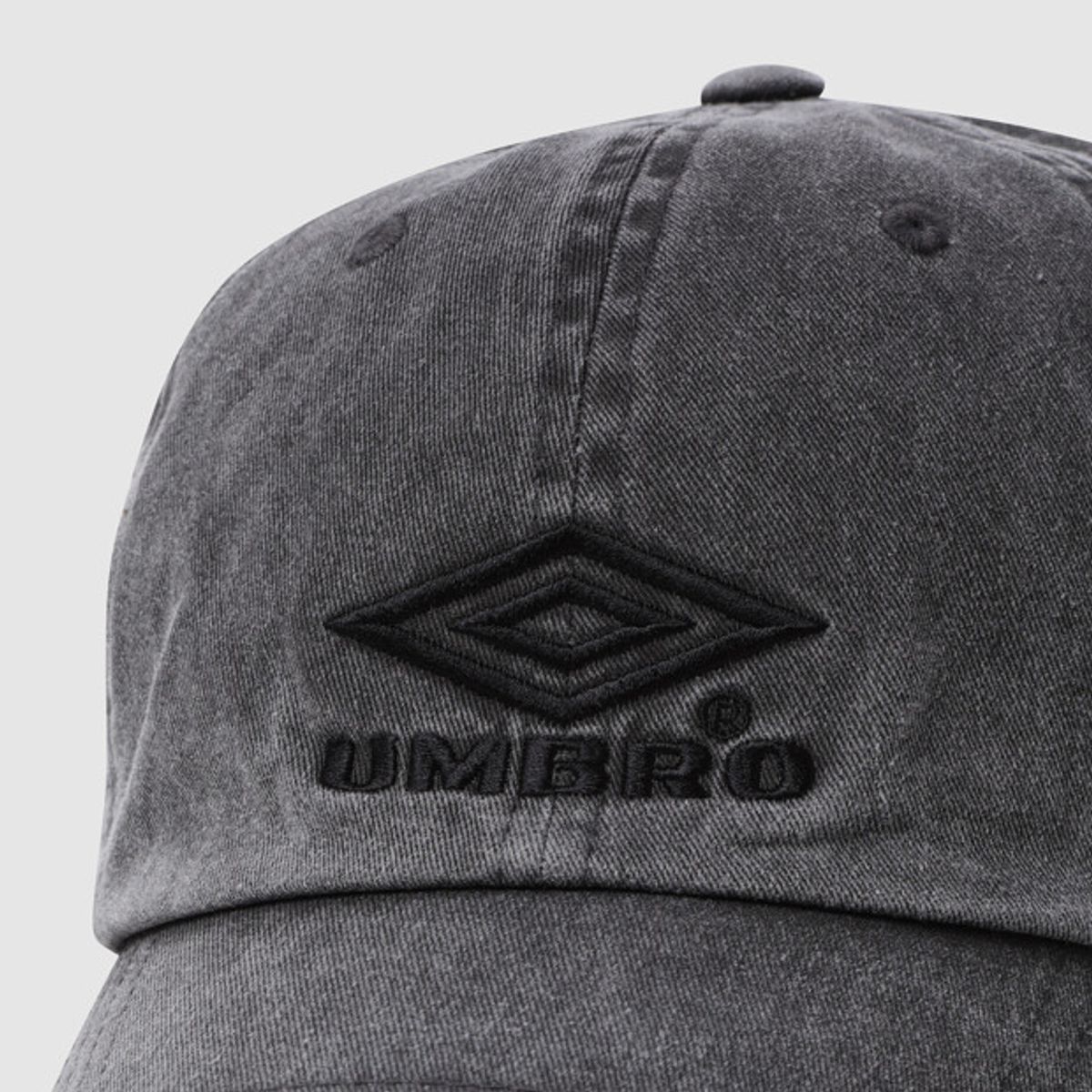 엄브로(UMBRO) 에센셜 워싱 볼캡 챠콜 UR323CCP93
