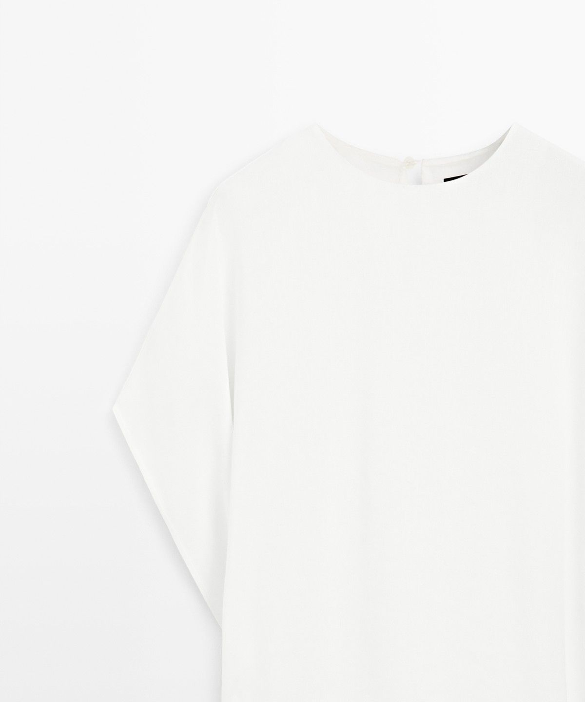 마시모두띠(MASSIMO DUTTI) 린넨 혼방 콤비 드레스