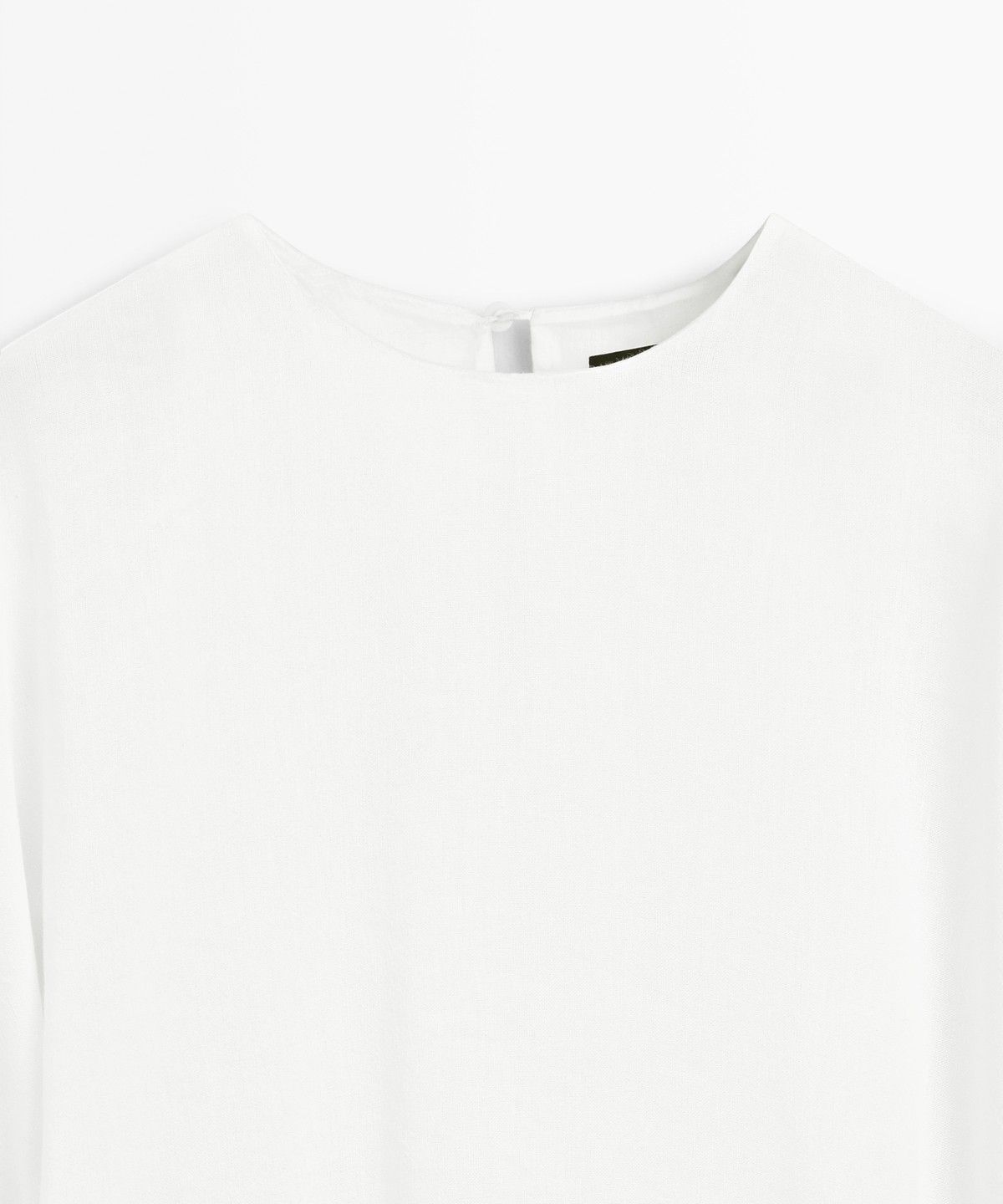 마시모두띠(MASSIMO DUTTI) 린넨 혼방 콤비 드레스